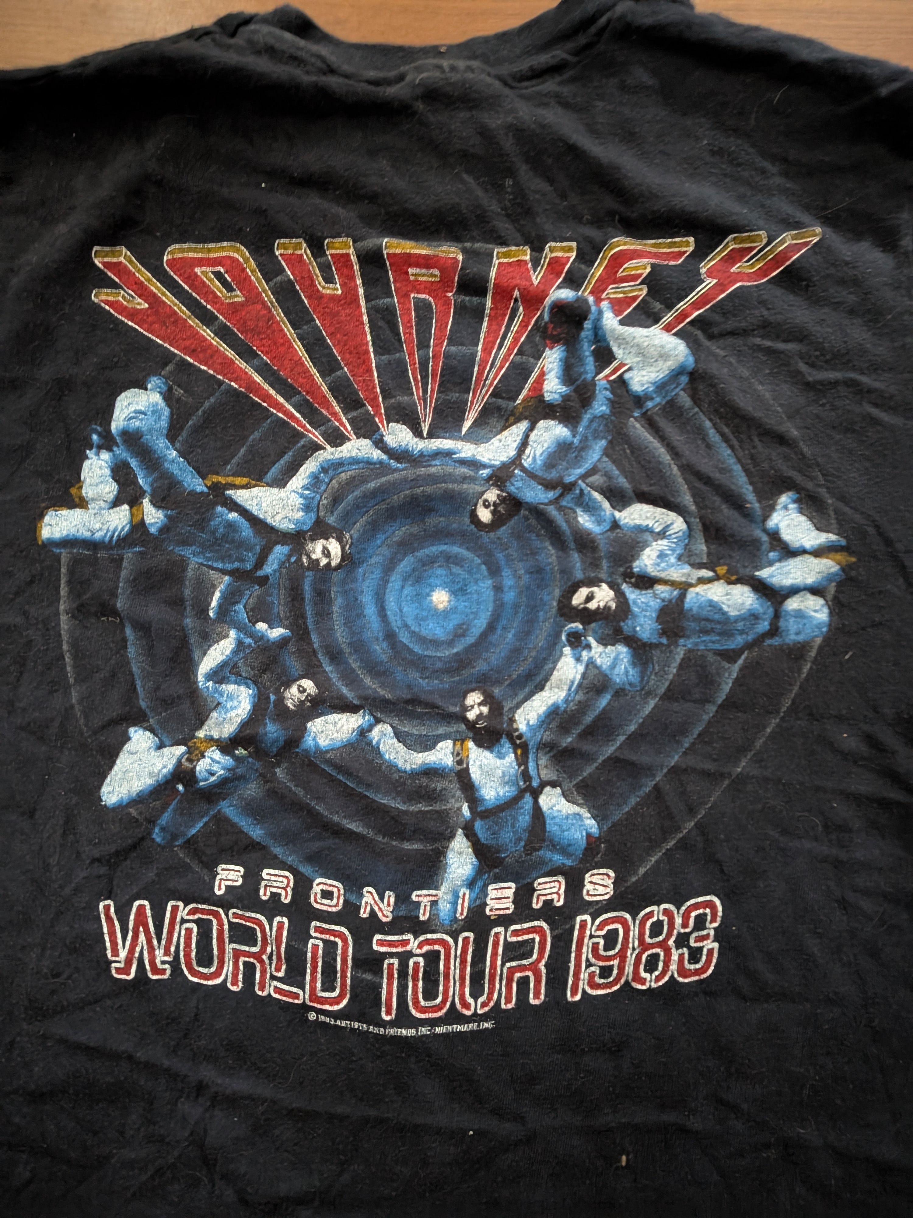 Hanes Journey 1983 Frontiers World Tour Tee Hanes USA Size M / US 6-8 / IT 42-44 - 6 Thumbnail