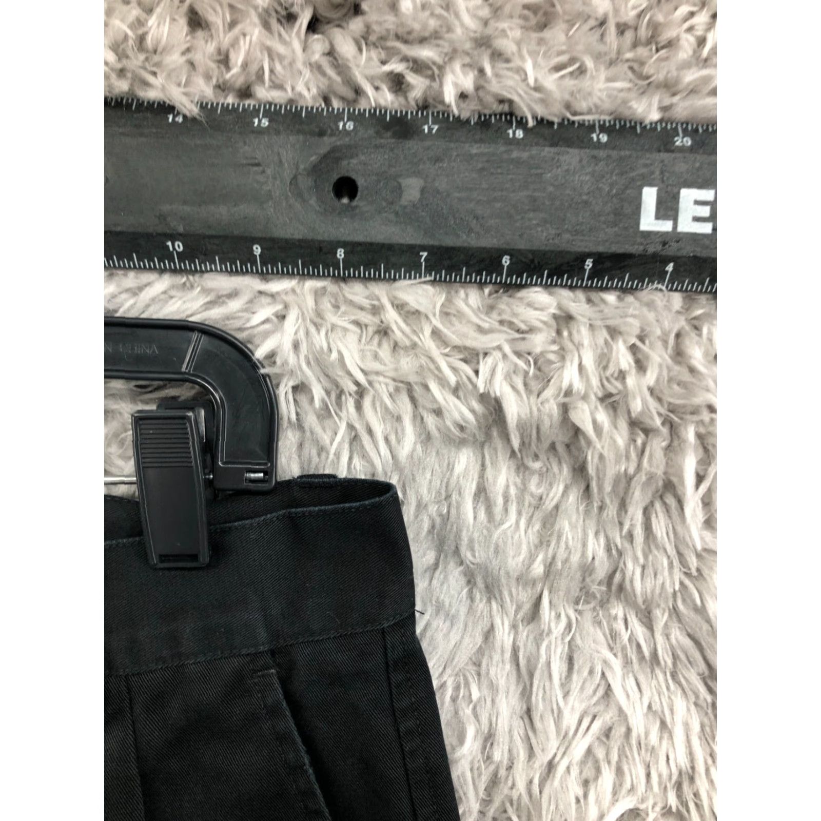 Dockers Nordstrom Chino Pants 35x33 Pleated Black Casual Mens Size US 35 - 2 Thumbnail