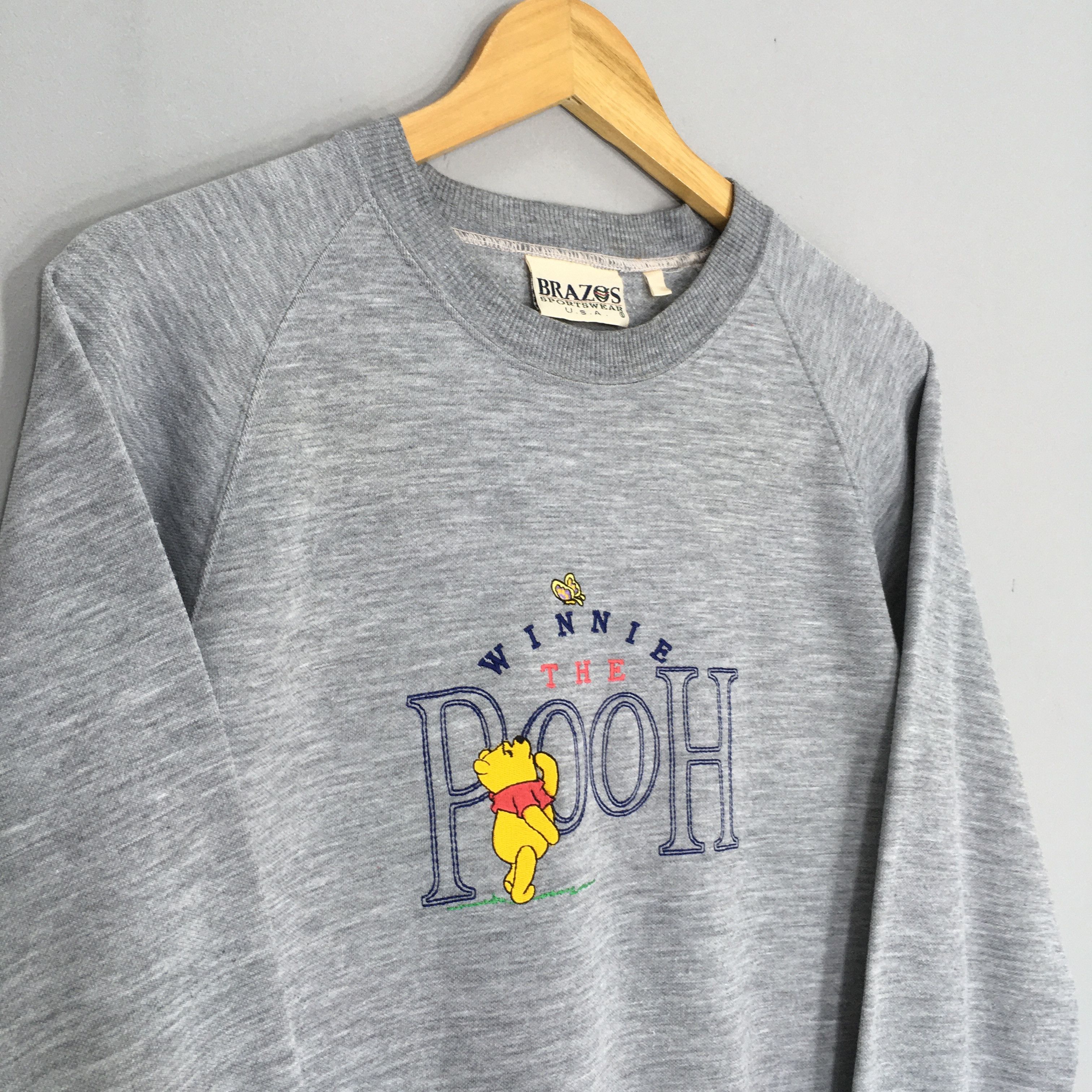 Disney × Vintage Vintage 90s Winnie The Pooh Butterfly Sweatshirt Small Size US S / EU 44-46 / 1 - 3 Thumbnail