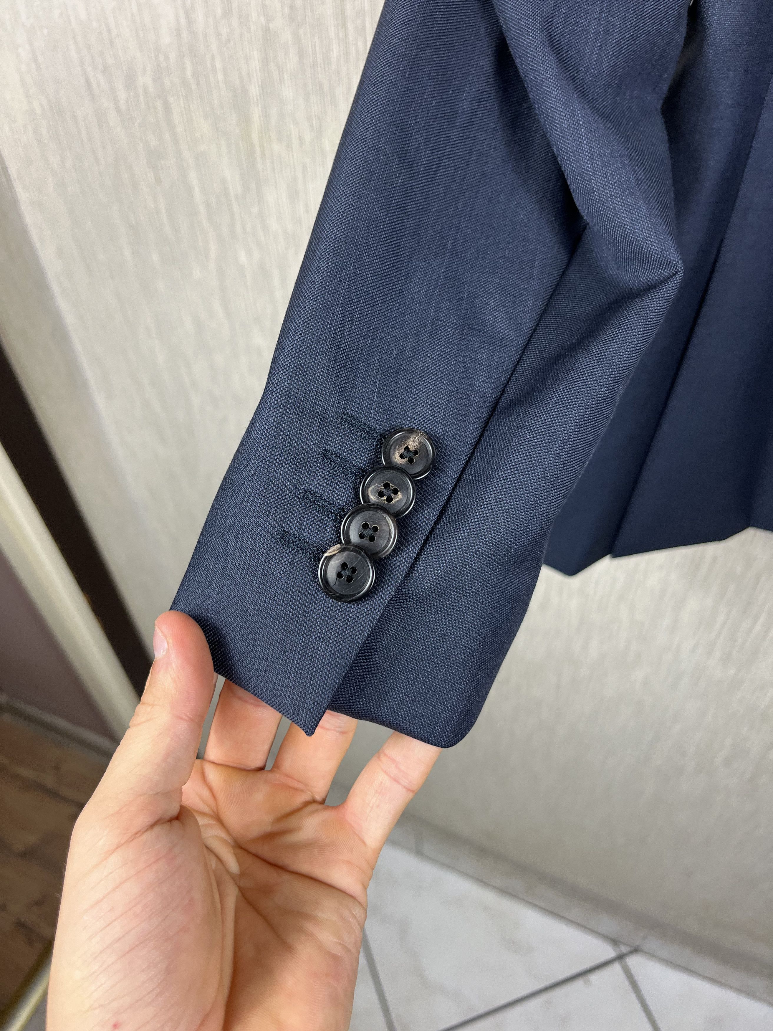 Paul Smith Paul Smith Soho Fit wool navy suit blazer+pants designer Size 40R - 11 Thumbnail
