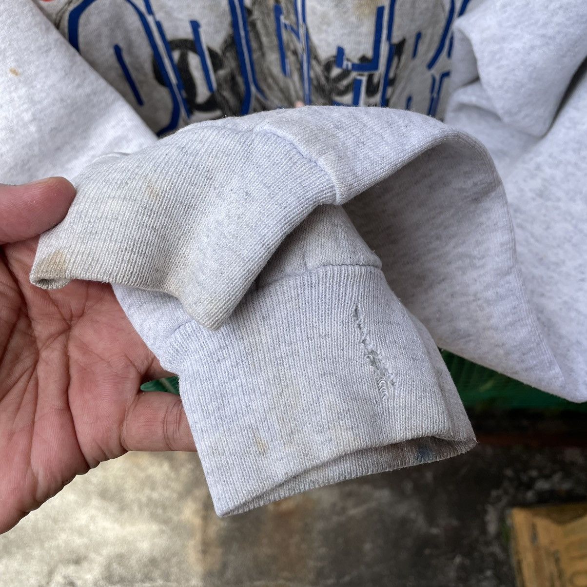 Nutmeg 🔥Vintage 1995 LA Dodgers Hideo Nomo Baseball Sweatshirts Size US XL / EU 56 / 4 - 5 Thumbnail