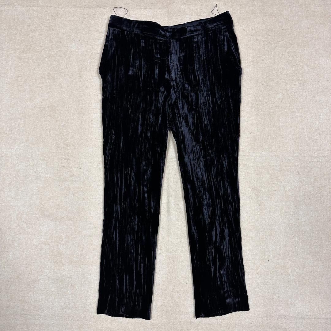 Saint Laurent Paris Saint Laurent Runway Velvet Trousers Size US 31 - 1 Thumbnail