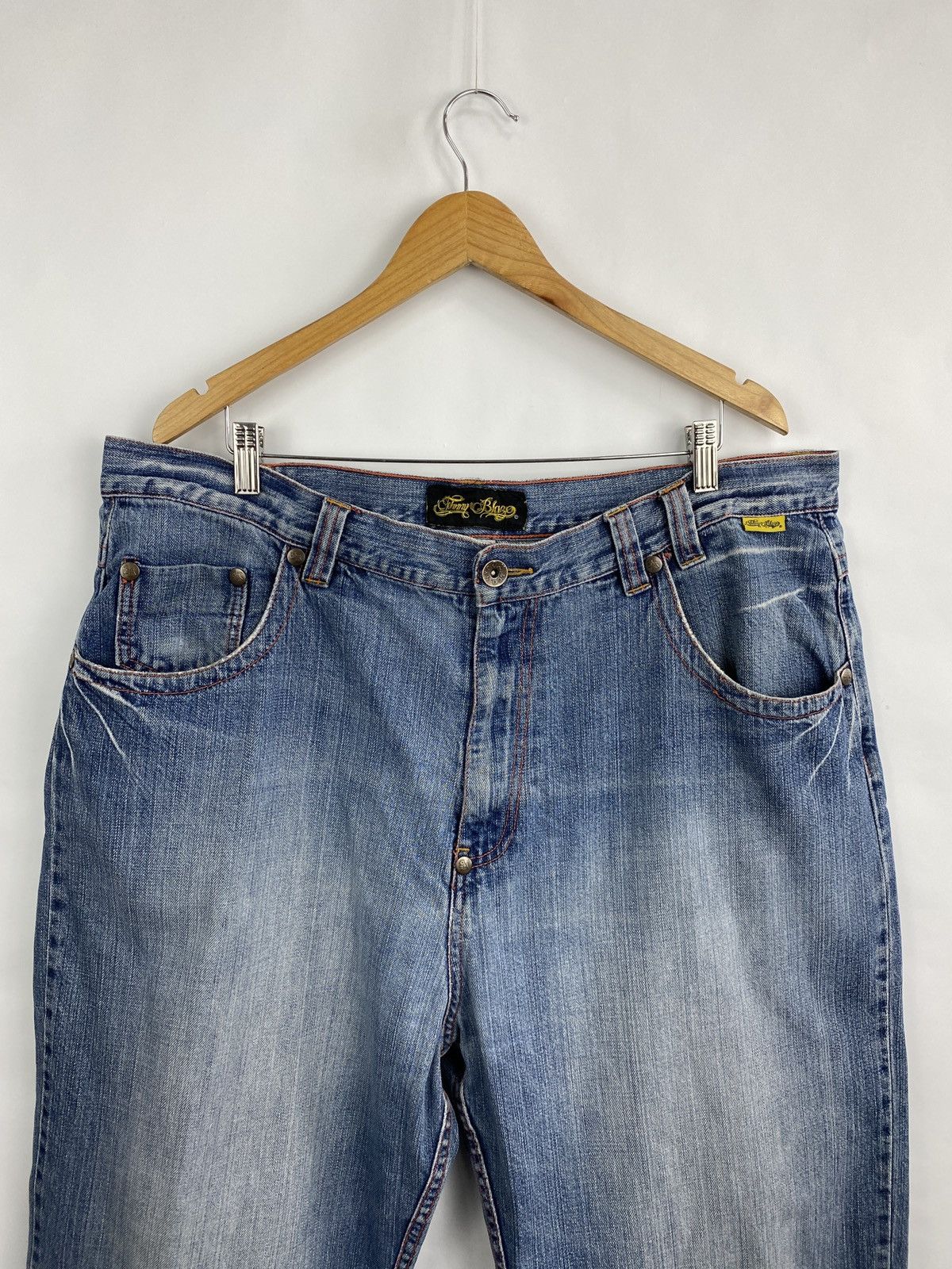 JNCO 🇺🇸 Vintage 90s Jhonny Blaze Rap Y2K Baggy Jeans Rare Retro Size US 40 / EU 56 - 8 Thumbnail