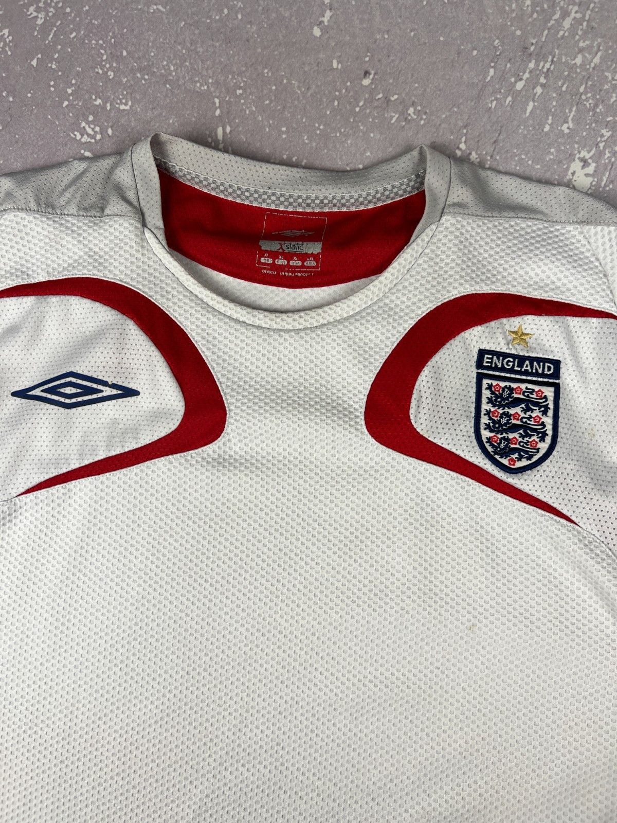 Umbro 2006 2007 Umbro England Team Training Soccer Football Jersey Size US XL / EU 56 / 4 - 4 Thumbnail