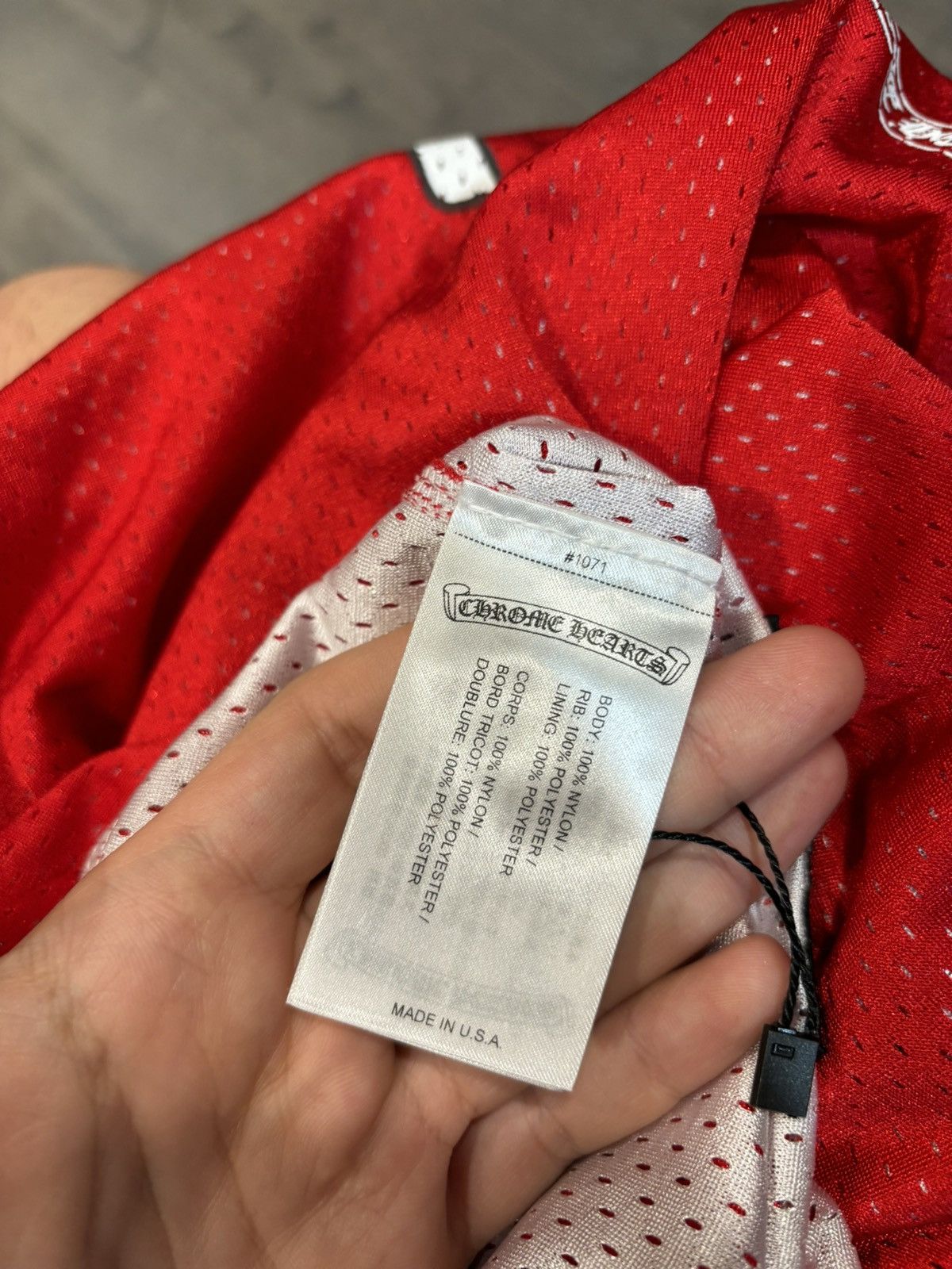 Chrome Hearts Chrome hearts red jersey reversible medium from Matty boy Size US M / EU 48-50 / 2 - 2 Thumbnail