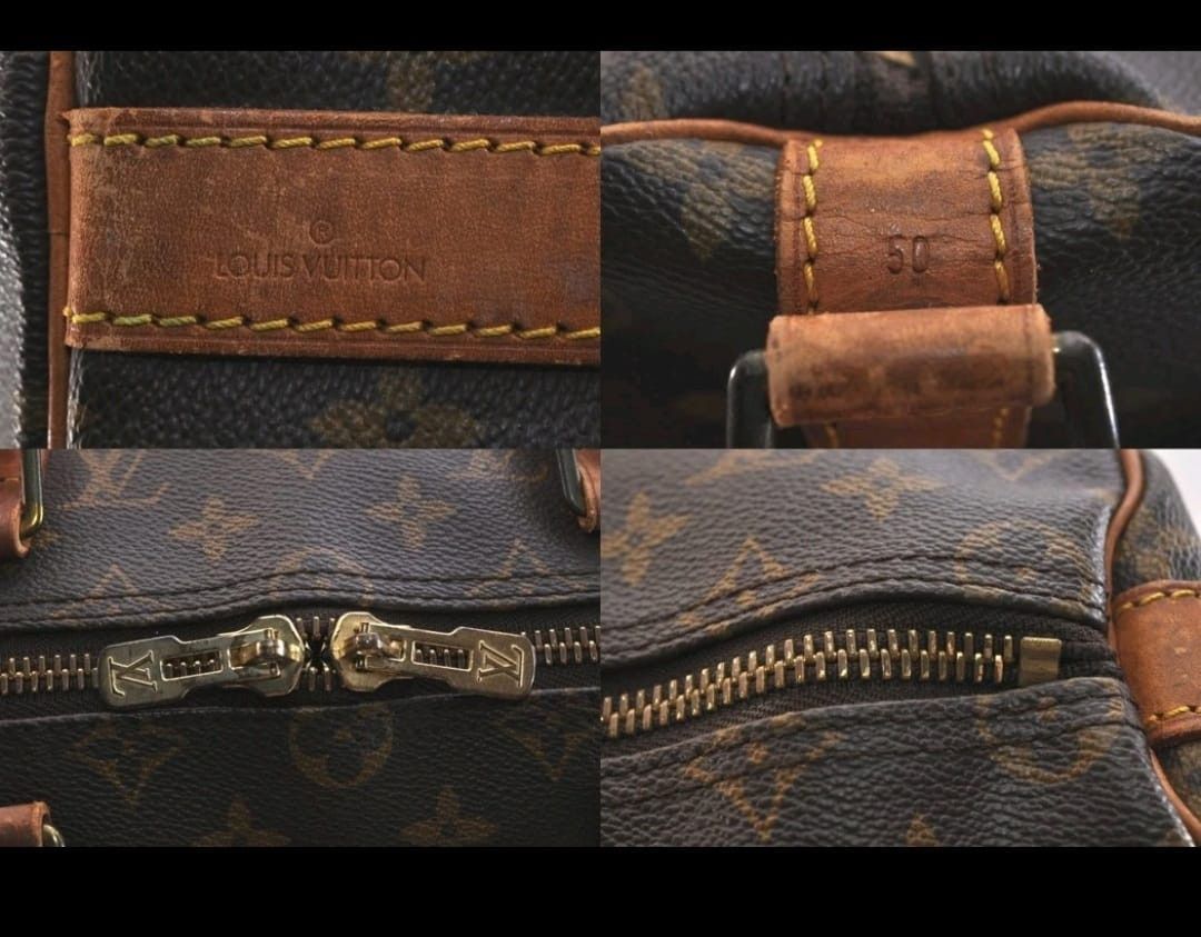 Louis Vuitton Authentic Louis Vuitton Keepall 50 Bando in Monogram Size ONE SIZE - 6 Thumbnail