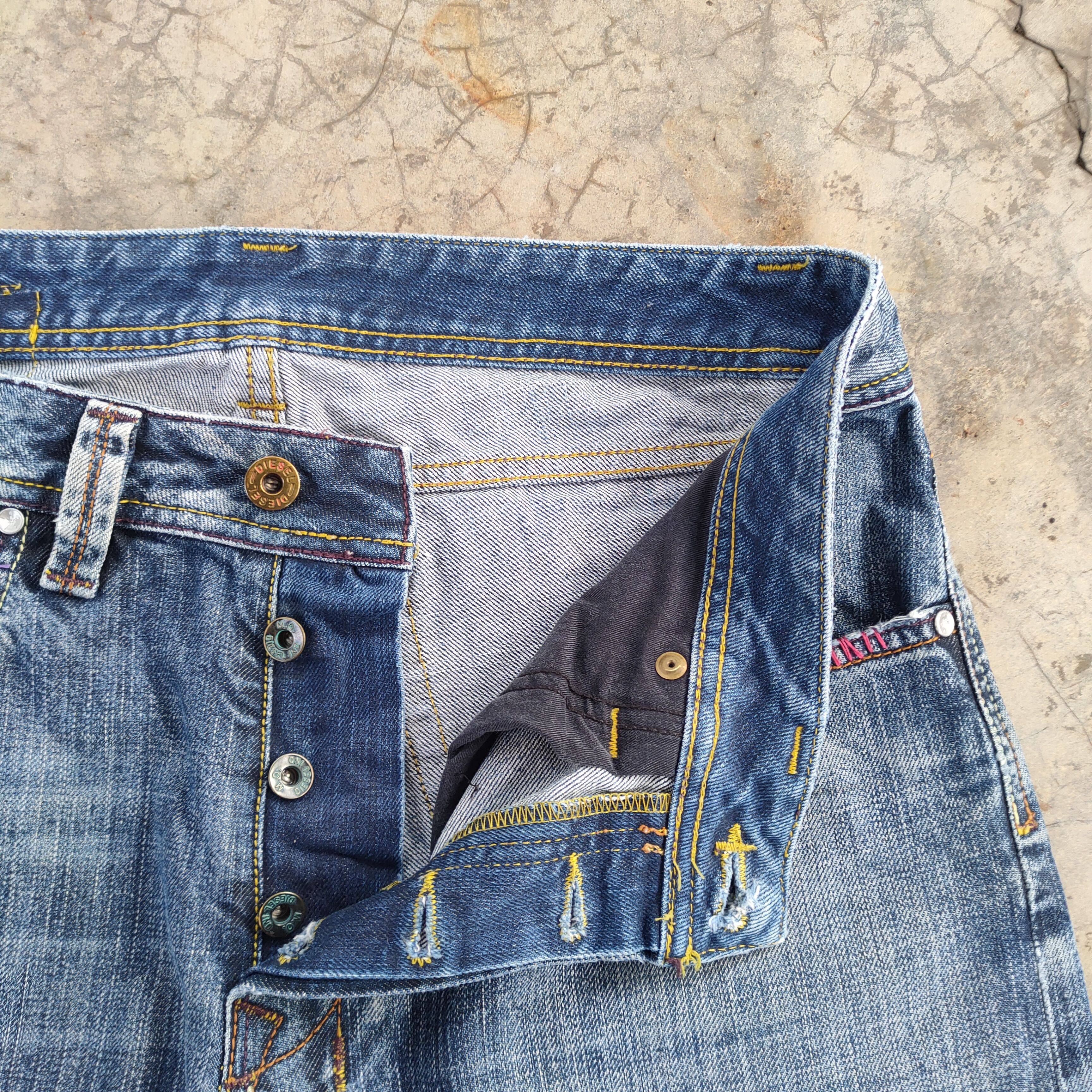 Diesel diesel button fly vintage jeans denim pants Size US 30 / EU 46 - 10 Thumbnail