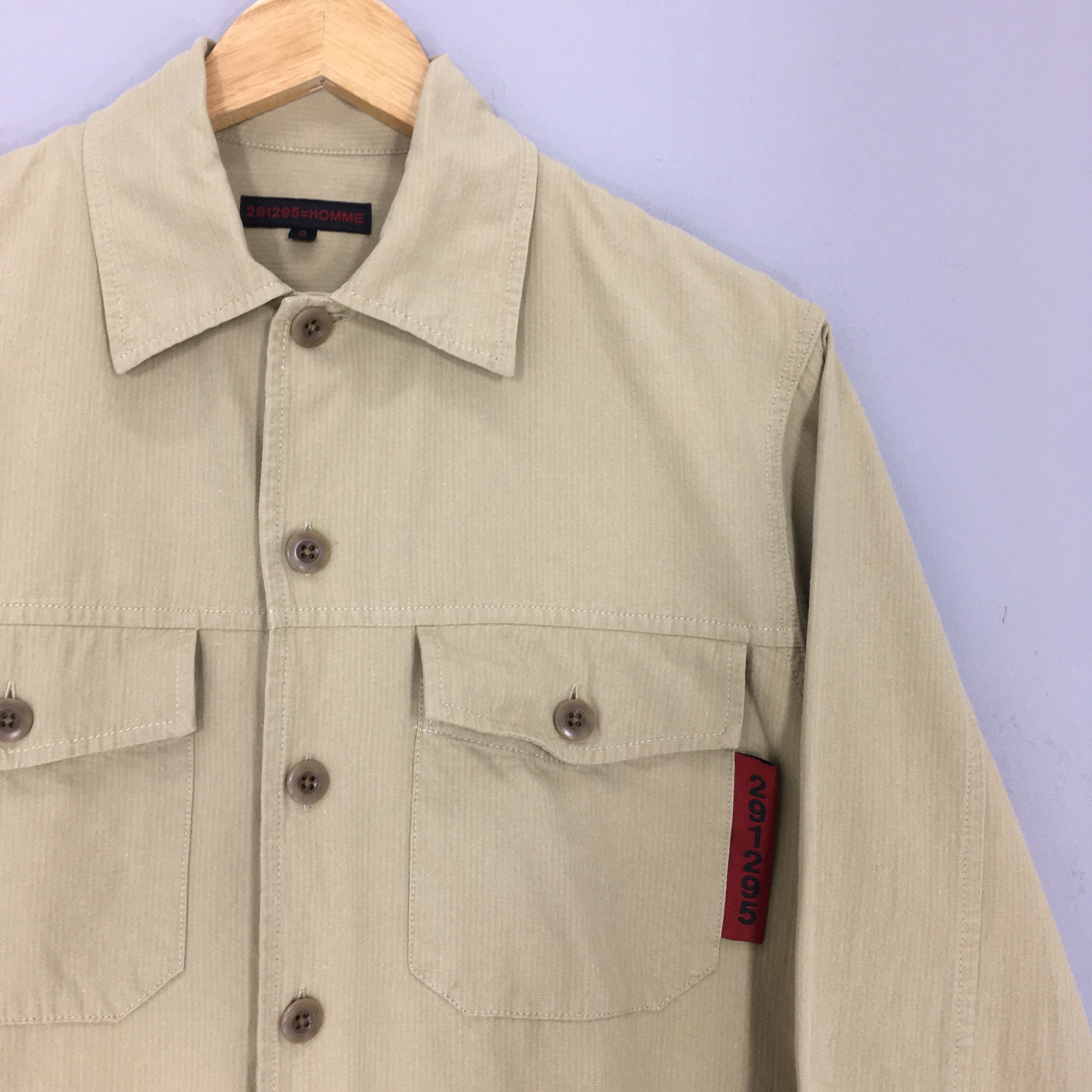 Flannel × Japanese Brand Vintage 291295 Homme Japanese Work Flannel Shirt Medium Size US M / EU 48-50 / 2 - 2 Thumbnail