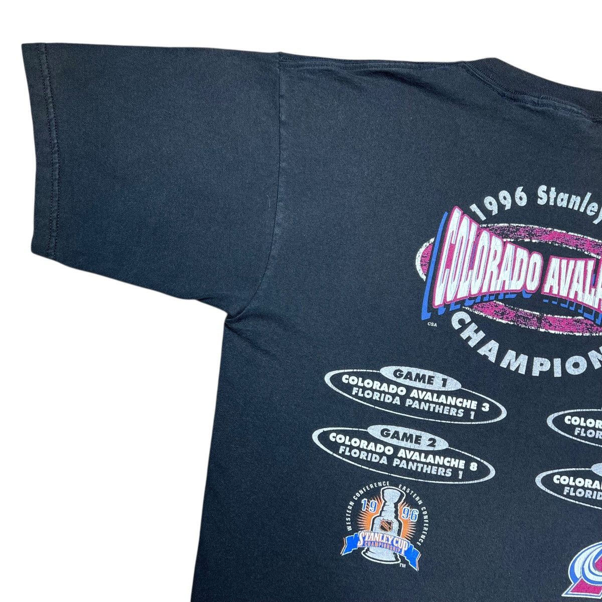 NHL 96 NHL Colorado Avalanche Stanley Cup Champions Graphic Tee Size US XL / EU 56 / 4 - 12 Thumbnail