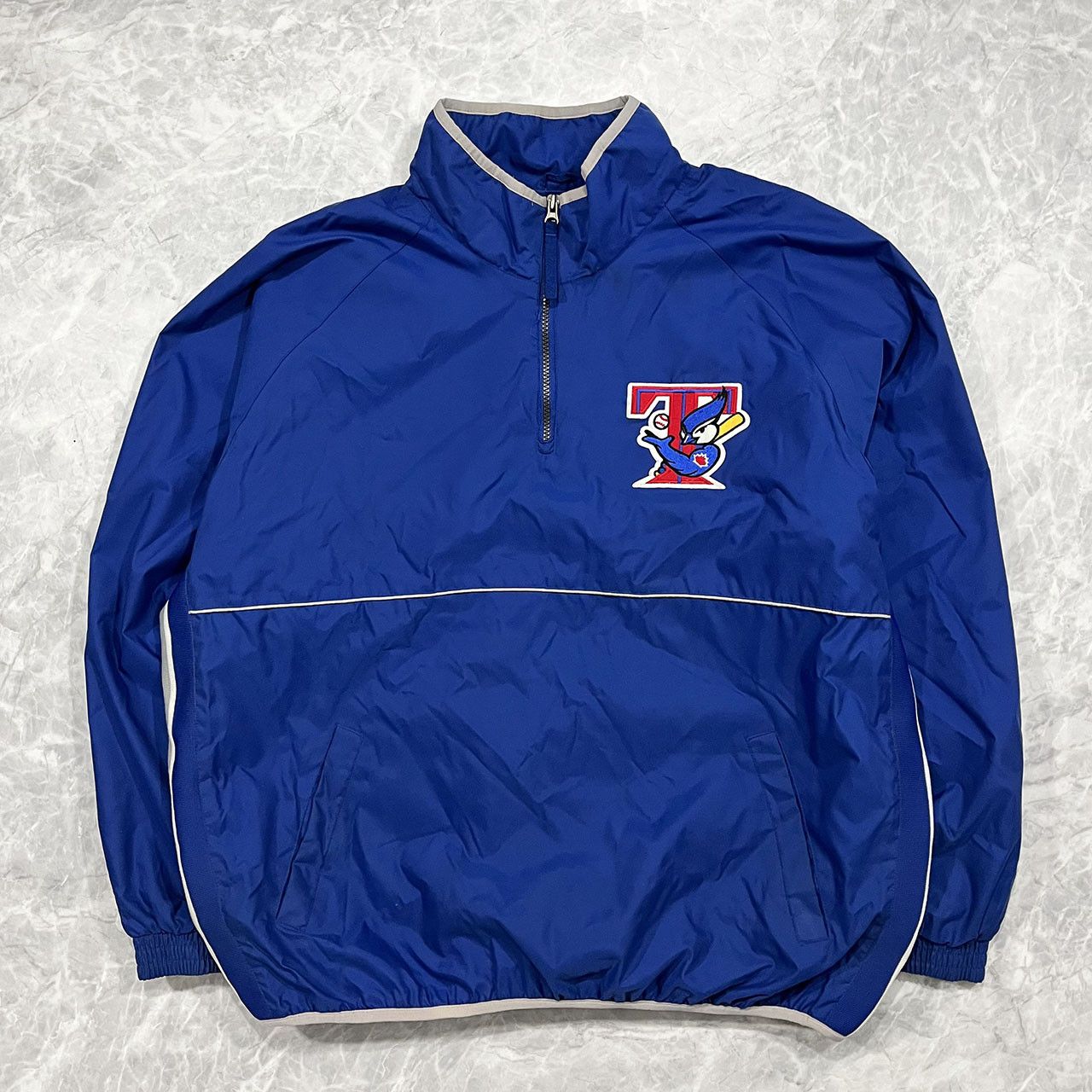 image of VTG 00S Mlb Toronto Blue Jays Majestic Jacket Pullover, Men's (Size XL)