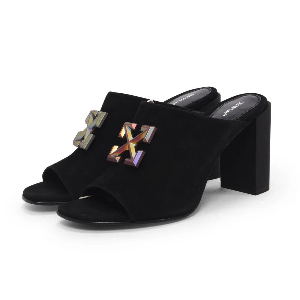 Off-White o1y1225 Mules in Black Size US 7 / IT 37 - 4 Thumbnail