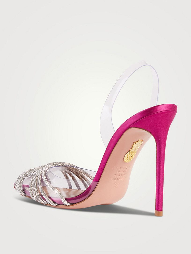 Aquazzura o1y0725 Spike Heel Pumps in Transparent Size US 10 / IT 40 - 3 Thumbnail
