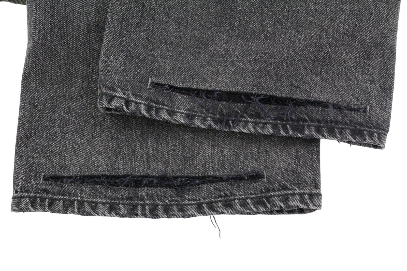 R13 D'ARCY LOOSE 30 Polaris Black Distress PS26 Jeans 88930 Size US 30 / EU 46 - 7 Thumbnail