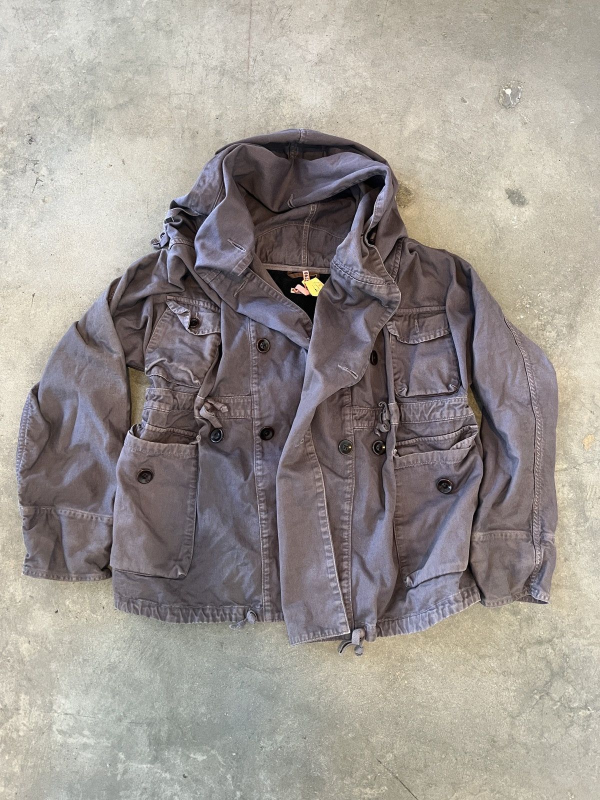 Kapital Ring Coat Unisex Sz1 Eggplant Purple Colorway