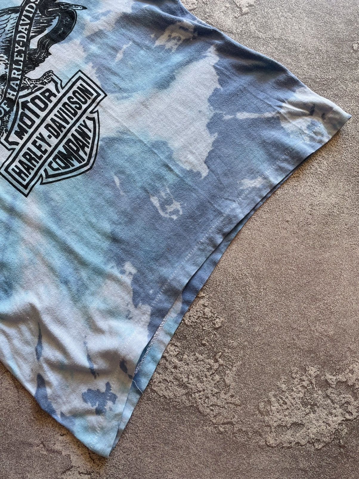 Band Tees Vintage Harley Davidson Tie Dye Single Stitch Men’s Shirt Size US M / EU 48-50 / 2 - 6 Thumbnail