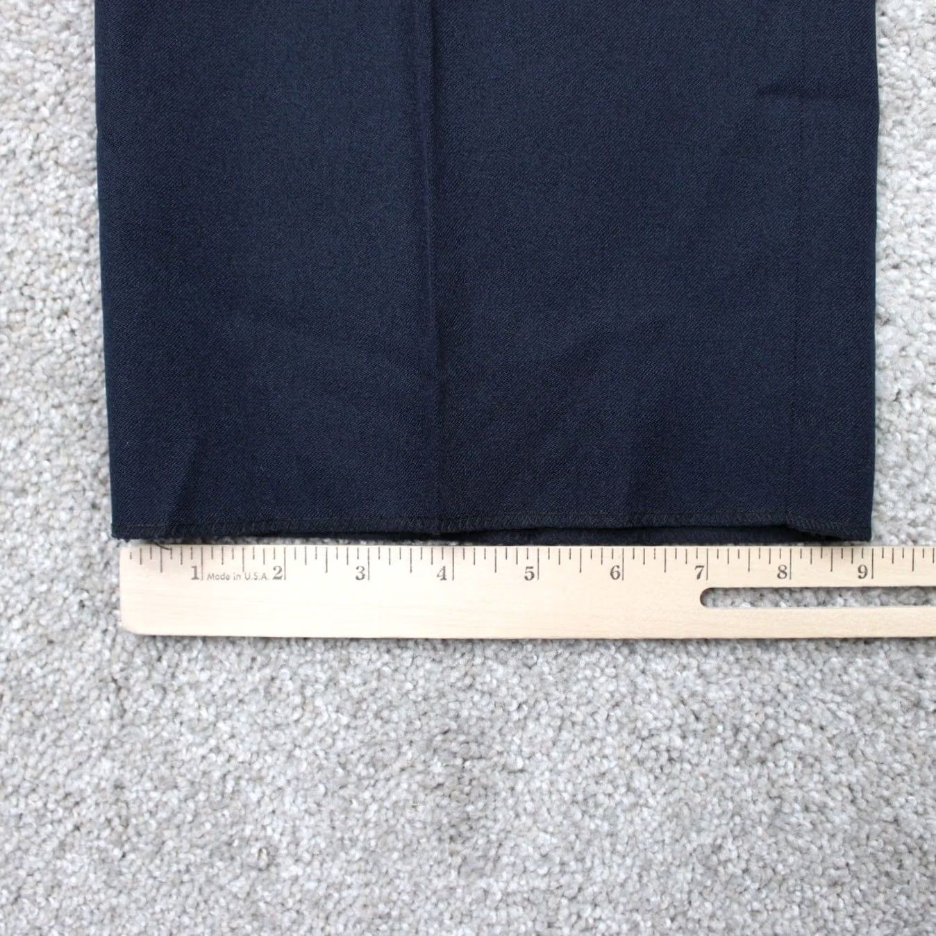 Vintage Blauer Pants Womens 18 Dark Navy Blue NWT 38W Unhemmed 4 Pocket Polyester Pants Size 40" / US 18 - 4 Thumbnail