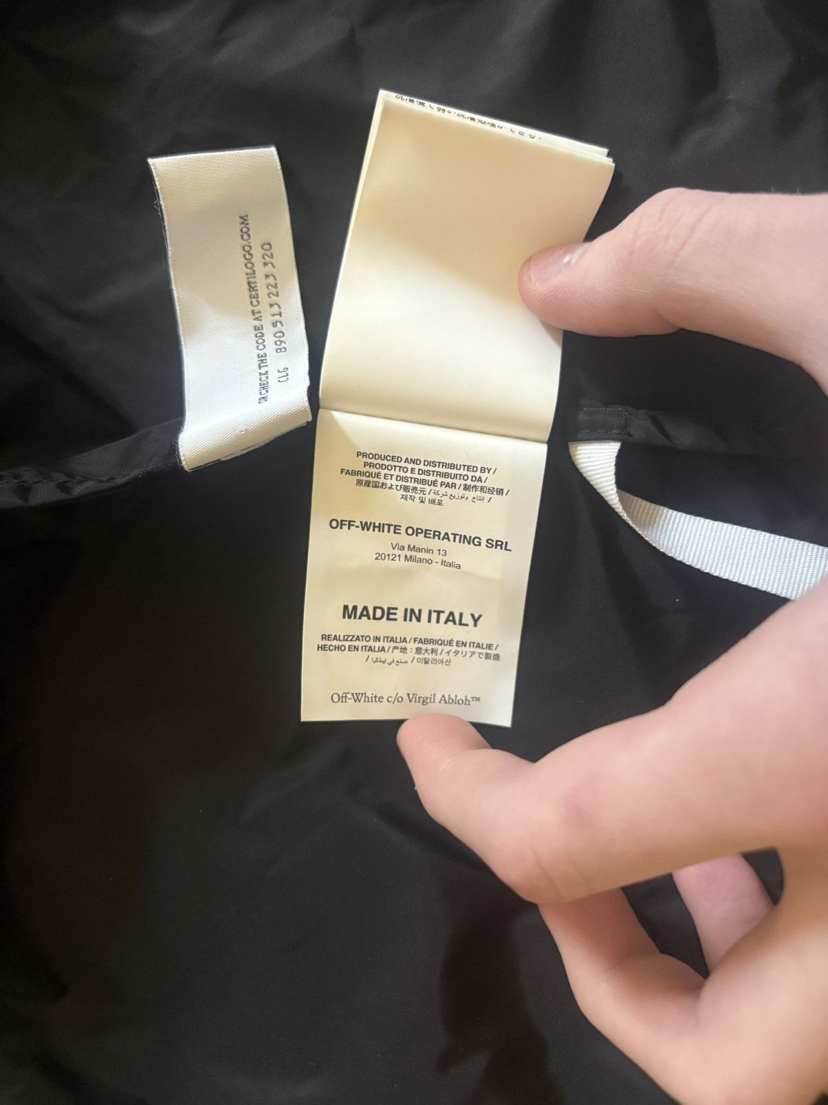 Off-White Off-White 2021 Diagonal Zip Windbreaker Size US S / EU 44-46 / 1 - 14 Thumbnail