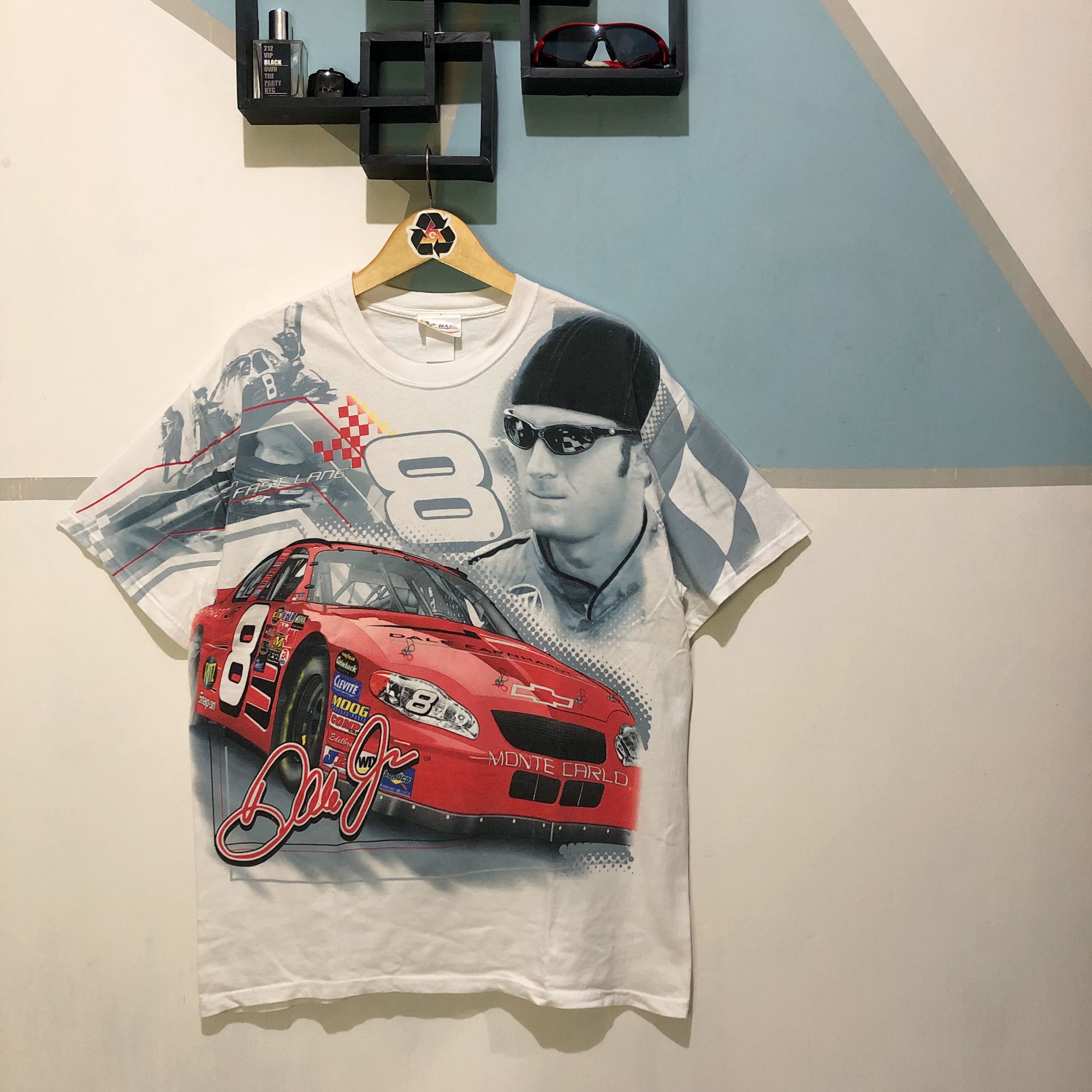 Chase Authentics Vintage Dale Earnhardt Jr All Over Print NASCAR T-Shirt Size US L / EU 52-54 / 3 - 2 Thumbnail