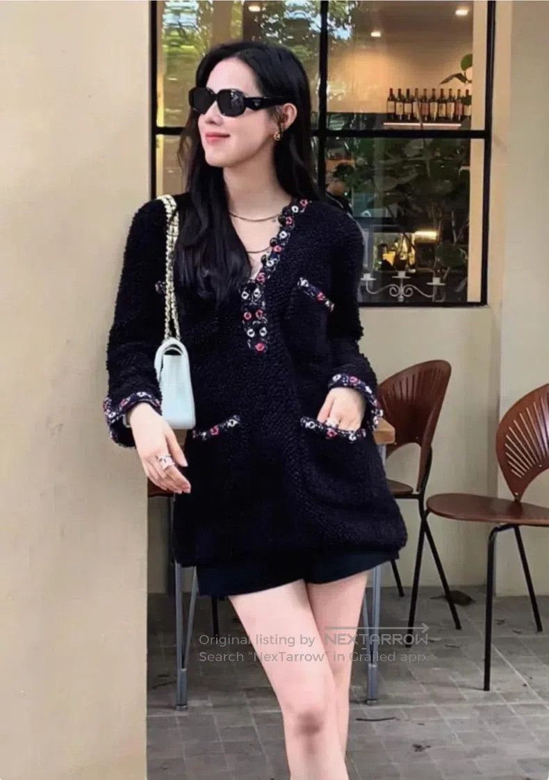 Chanel Chanel Tweed knitted coat Size XS / US 0-2 / IT 36-38 - 6 Thumbnail