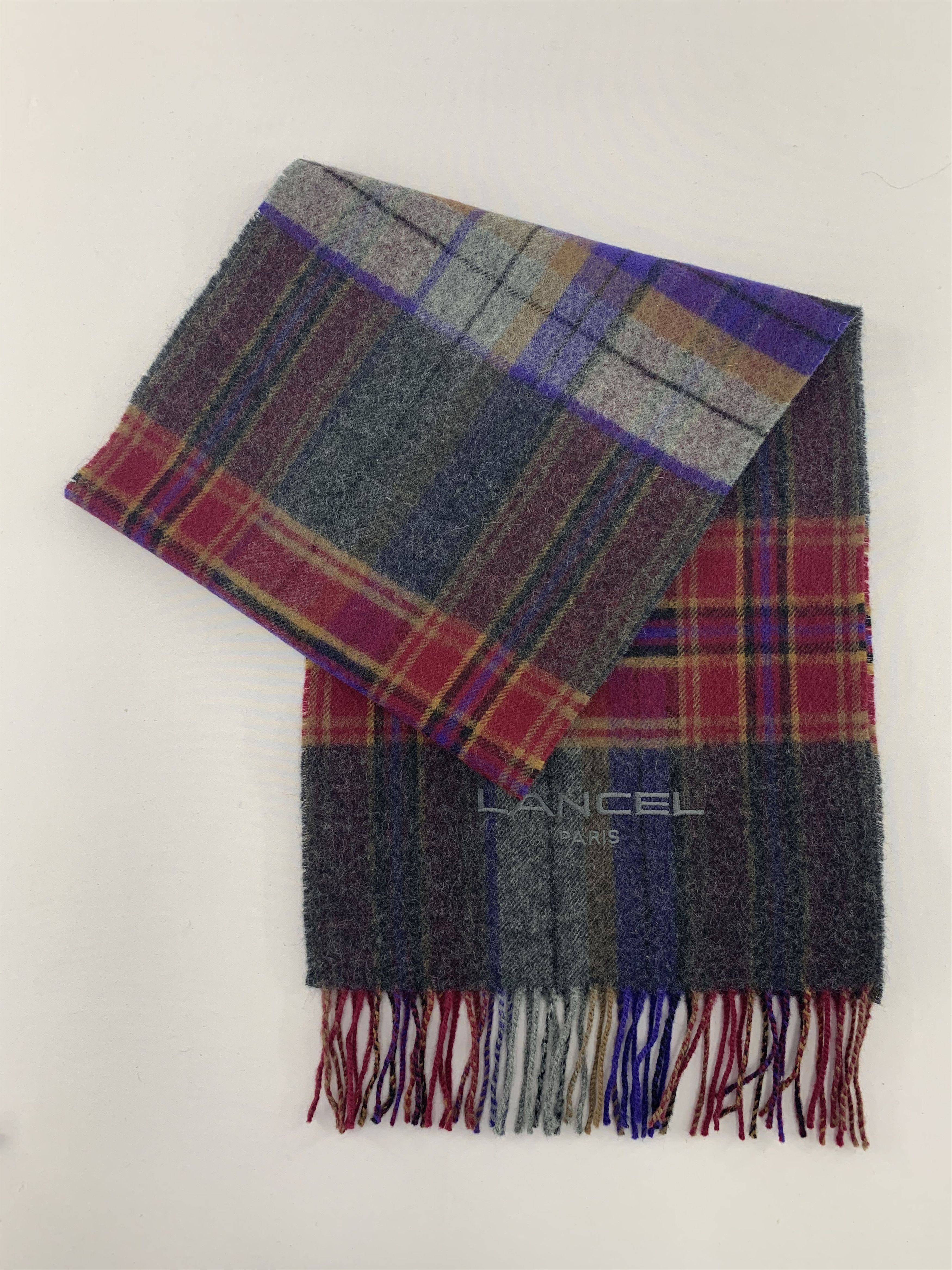 Lancel Lancel Scarf Wool Muffler Neck Wrap BL4355 Size ONE SIZE - 2 Thumbnail