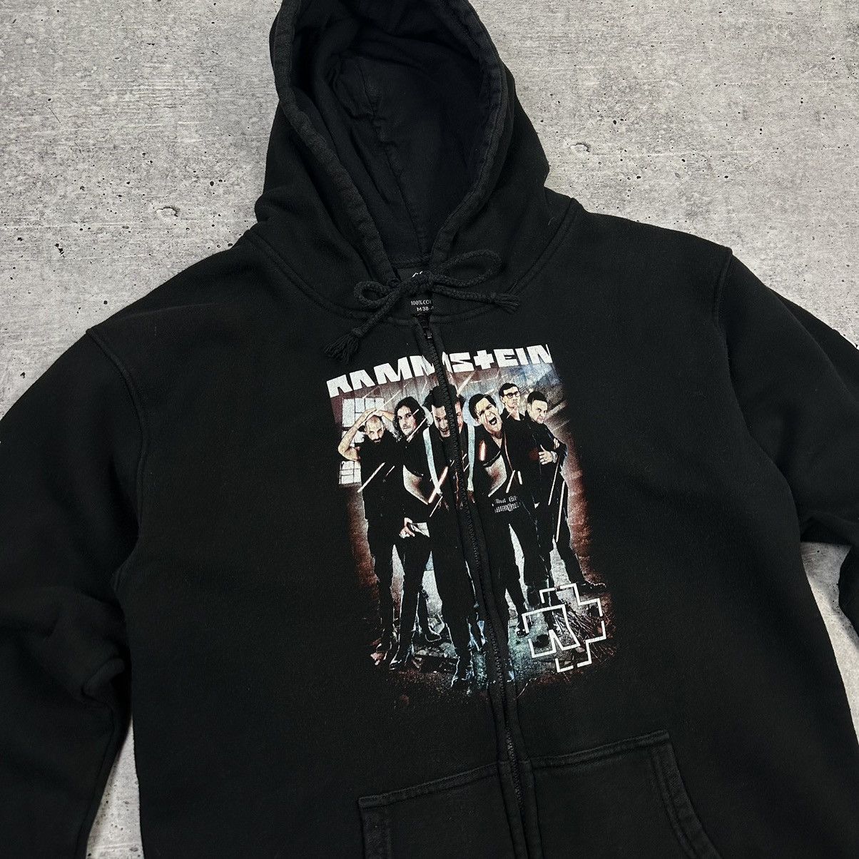 Band Tees Rammstein Band Rock Zip Hoodie Size S Size US S / EU 44-46 / 1 - 3 Thumbnail
