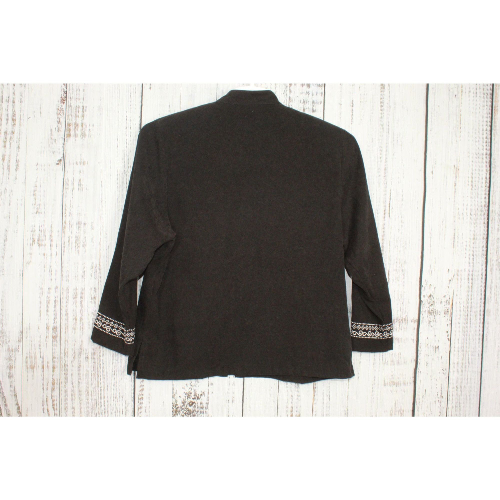 Other Bon Worth Beaded Embroidered Zip Jacket Women’s SP Size S / US 4 / IT 40 - 6 Thumbnail