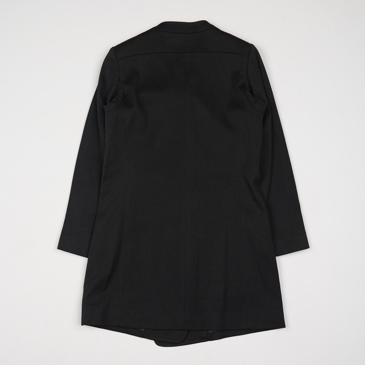 Ann Demeulemeester Ann Demeulemeester Wool Black Coat Jacket Kimono Vintage Size S / US 4 / IT 40 - 20 Thumbnail