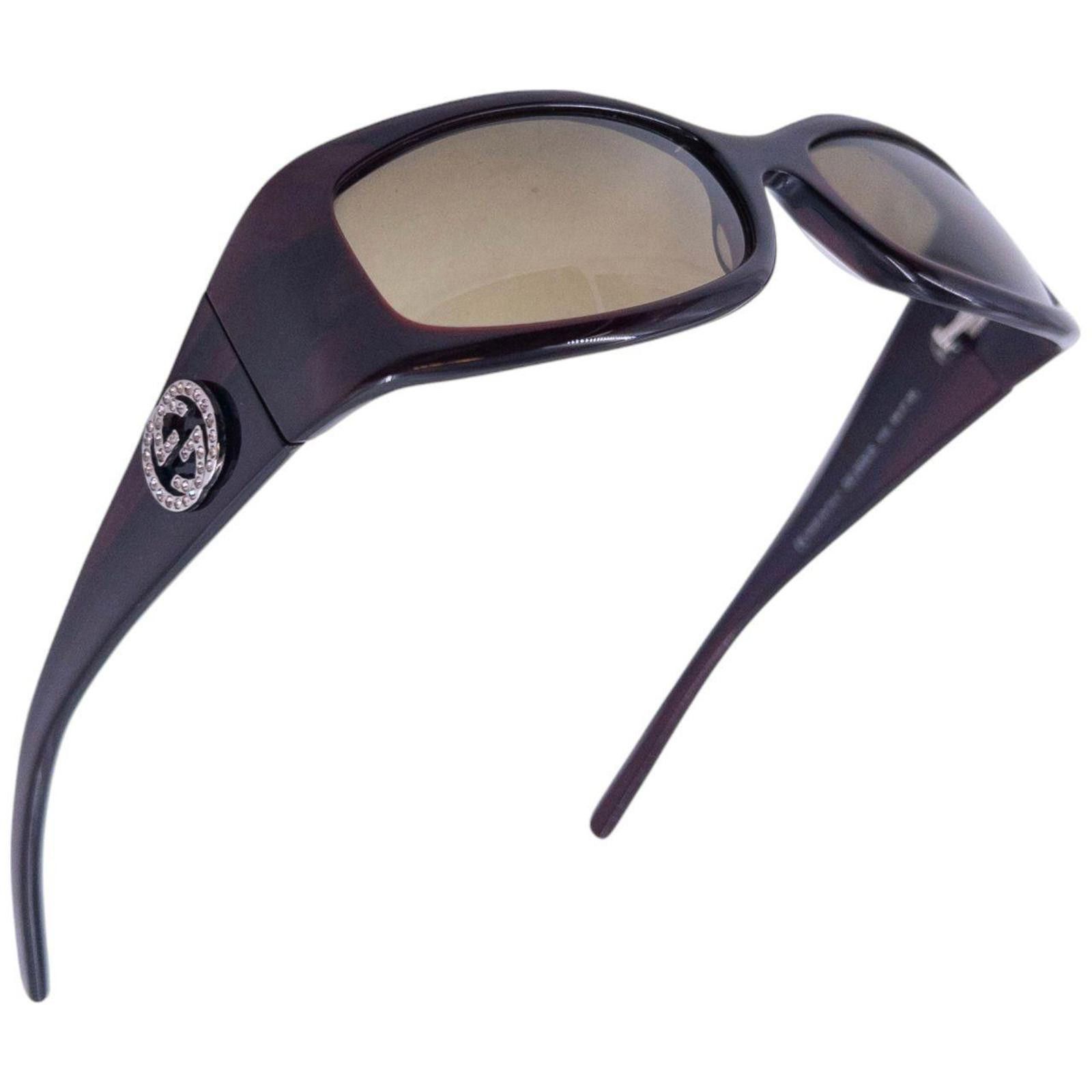 Gucci Vintage Gucci Diamonte Sunglasses Size ONE SIZE - 5 Thumbnail