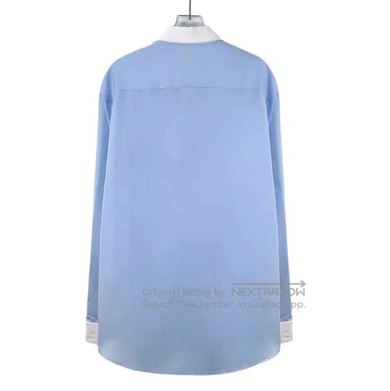 Other Burberry Light Blue Cotton Women's Shirt. Size XXS / US 00 / IT 34 - 2 Thumbnail