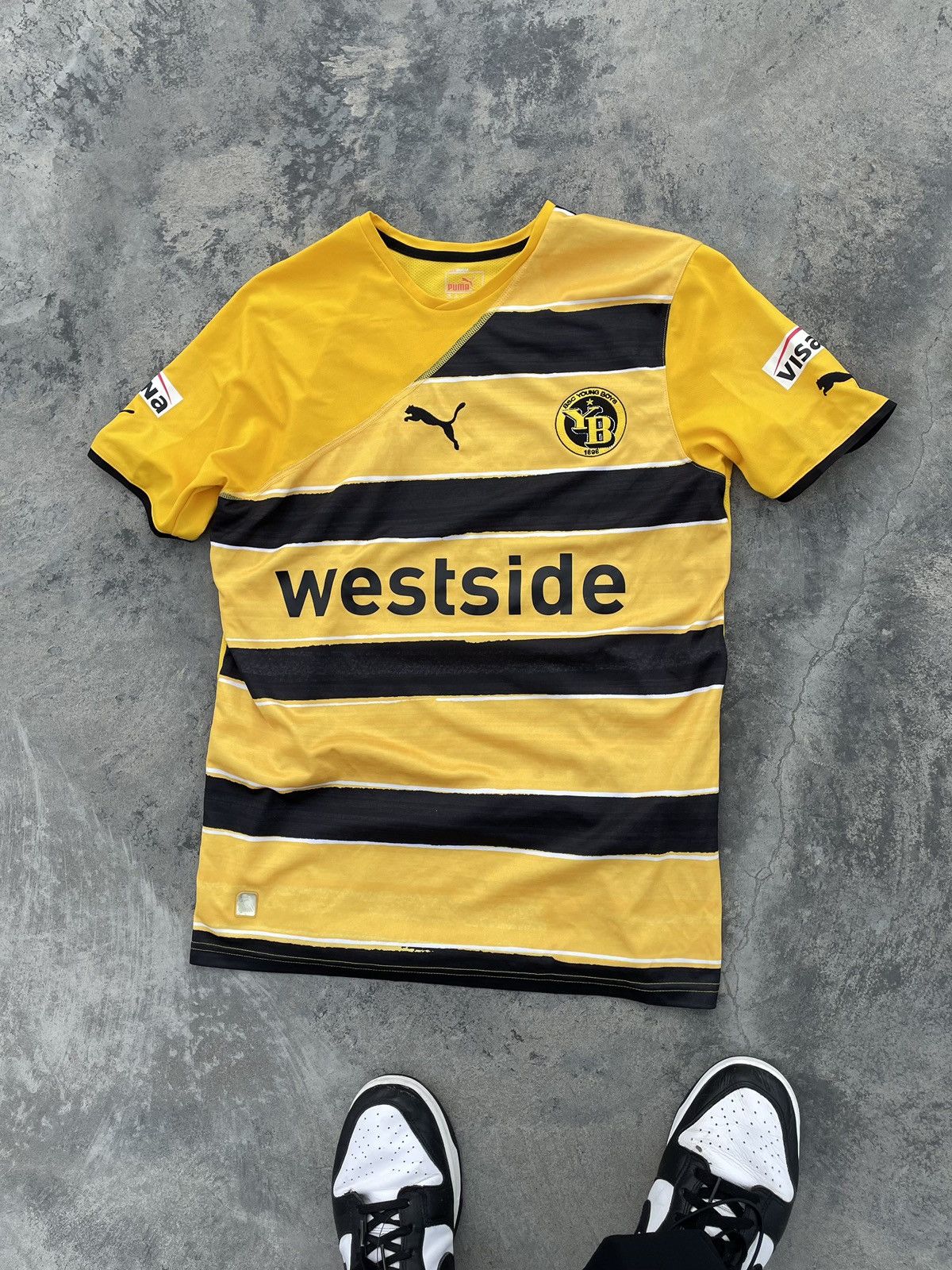 Puma Vintage Puma Young Boys 2009/11 Soccer Jersey Kit Size US S / EU 44-46 / 1 - 2 Thumbnail