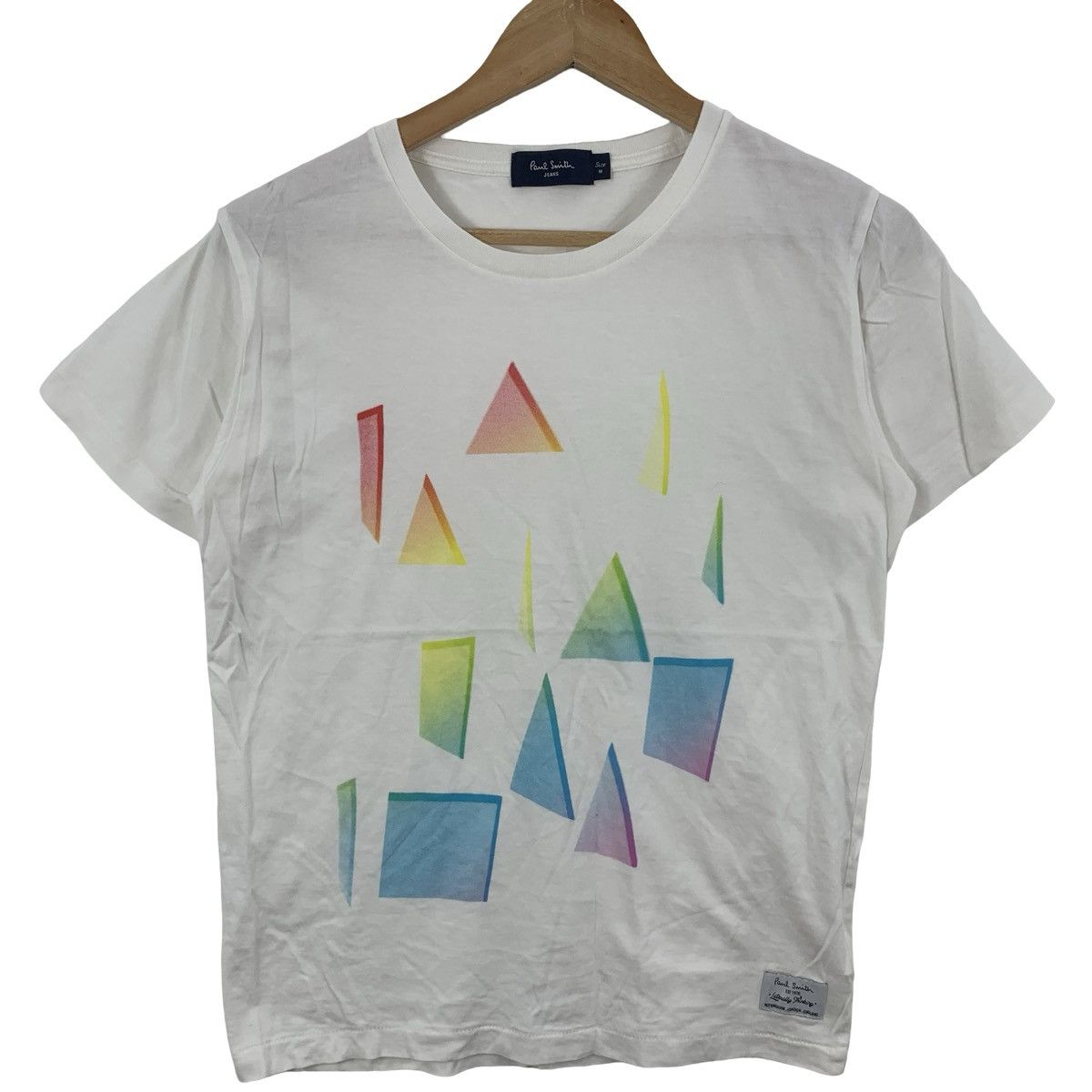 Paul Smith PAUL SMITH JEANS Colorful Geometric Design Tee Shirt Top Size US M / EU 48-50 / 2 - 5 Thumbnail