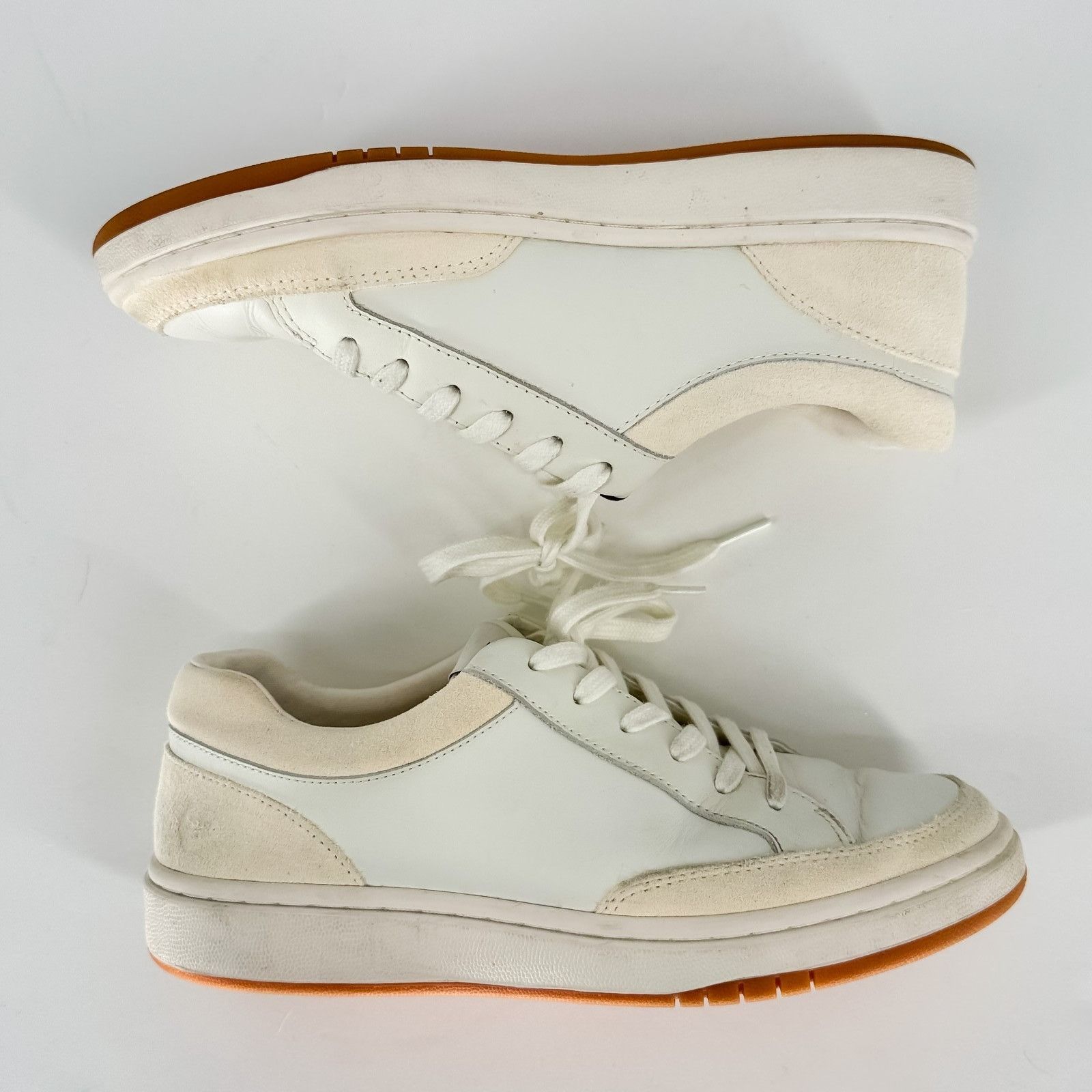 Lauren Ralph Lauren LAUREN Ralph Lauren Lifestyle White Hailey Leather Shoe Wome Size US 8 / IT 38 - 4 Thumbnail