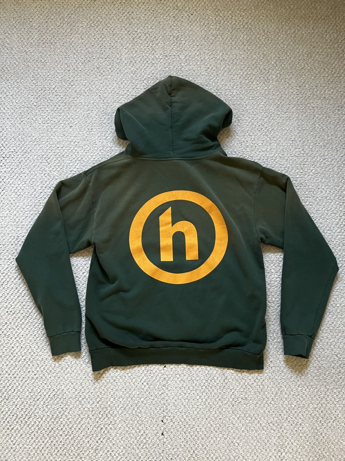 HIDDEN Vintage Logo Hoodie Green Size US M / EU 48-50 / 2 - 2 Thumbnail
