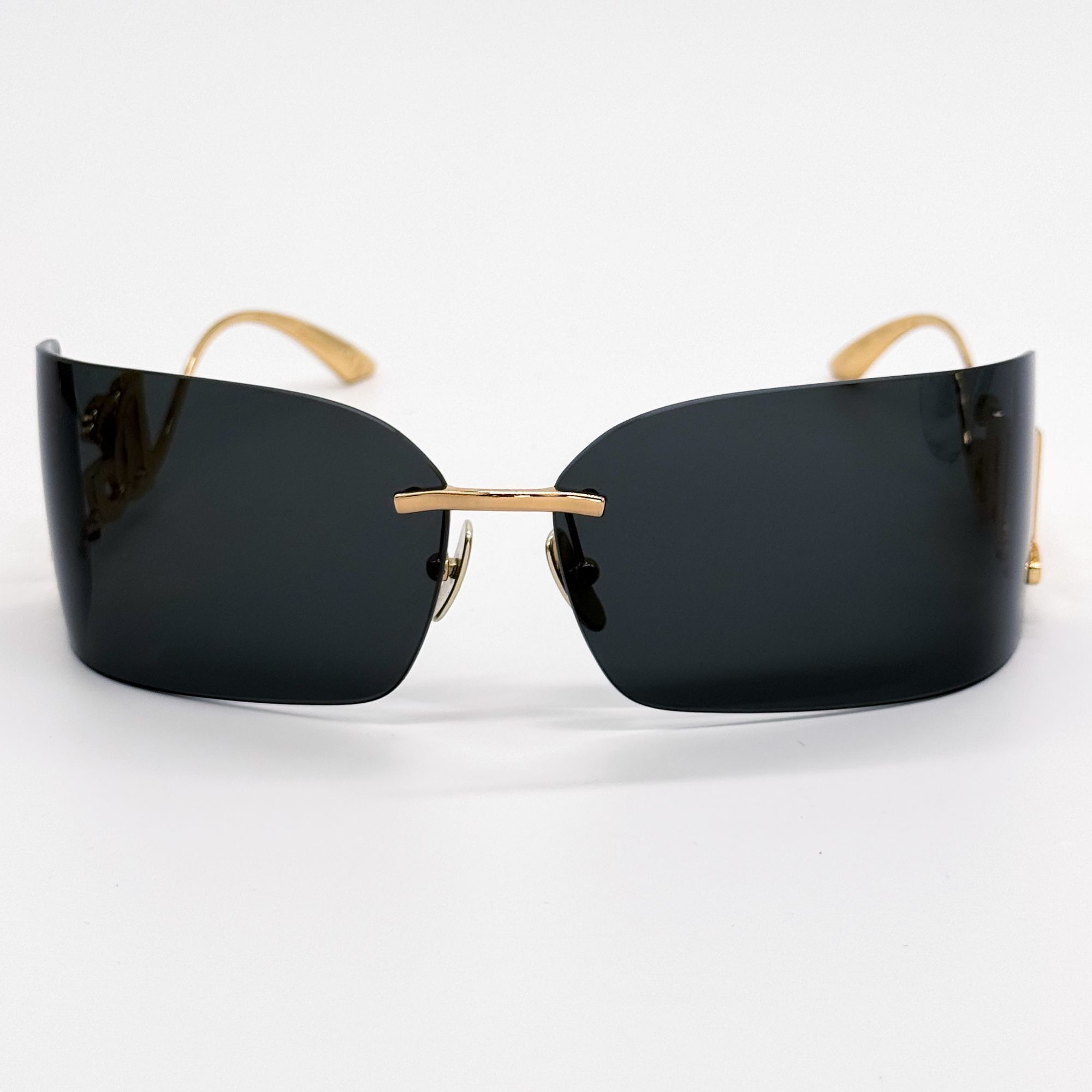 Dolce & Gabbana NEW DG2319 02/87 DOLCE&GABBANA GOLD SHIELD SUNGLASSES DG2319 Size ONE SIZE - 4 Thumbnail