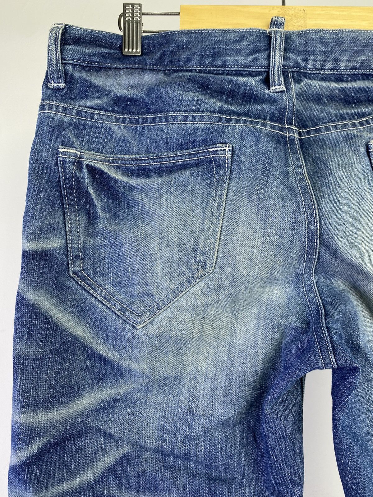 BUFFALO BOBS Buffalo Bobs 00s Honeycomb Washed Denim Japan Size US 32 / EU 48 - 14 Thumbnail
