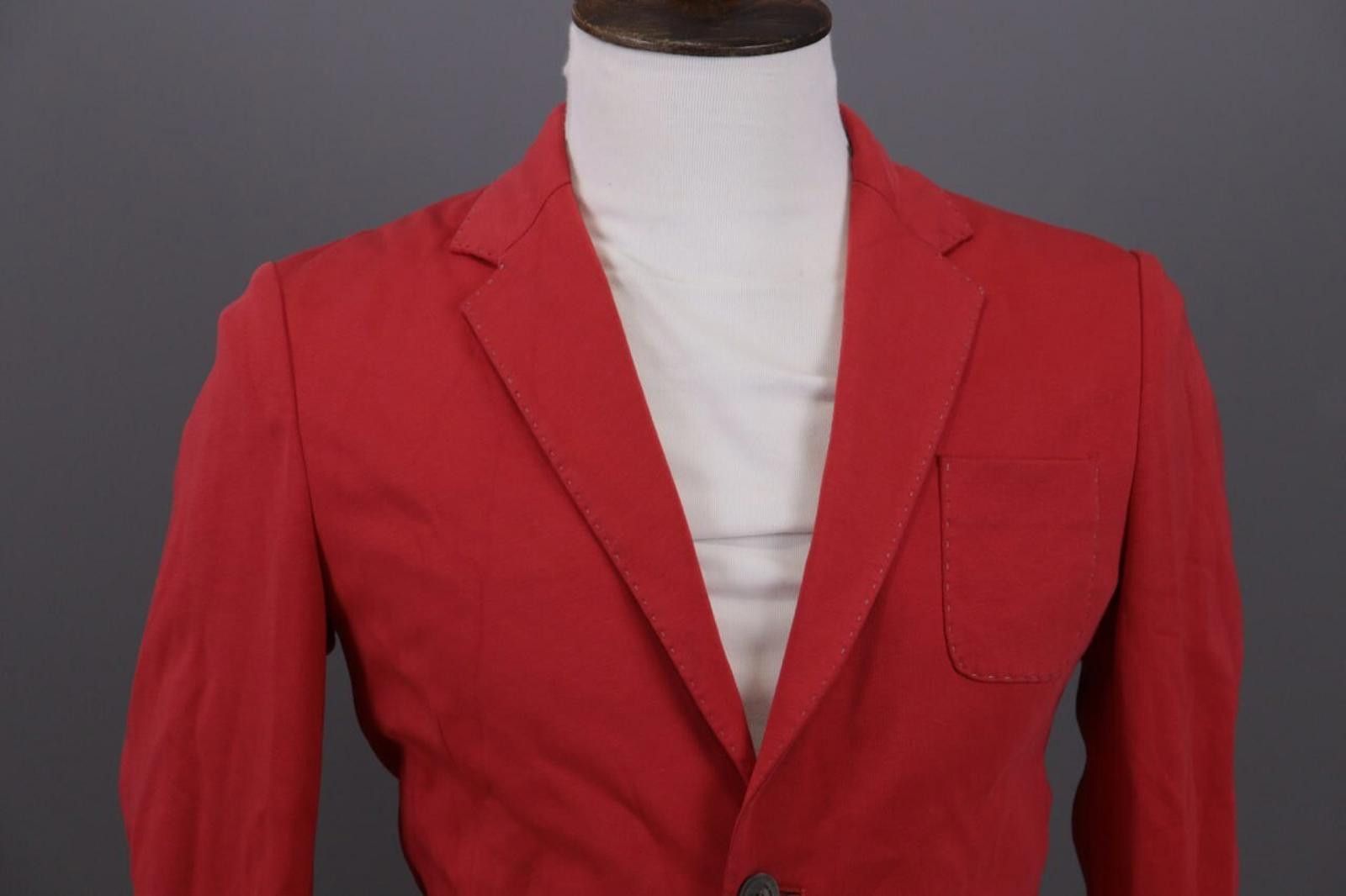 Iceberg Ice Iceberg Red Two Button Pockets Sport Coat Jacket Size 46 Size US M / EU 48-50 / 2 - 2 Thumbnail