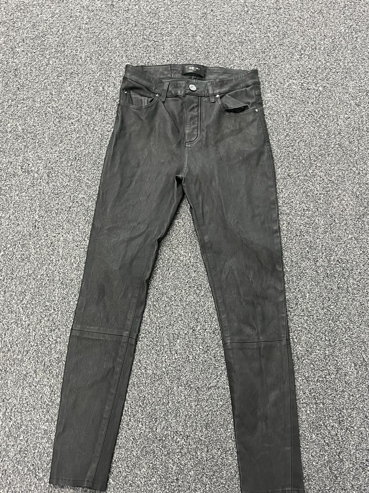 Kids Amiri MX1 Waxed Denim Jeans 