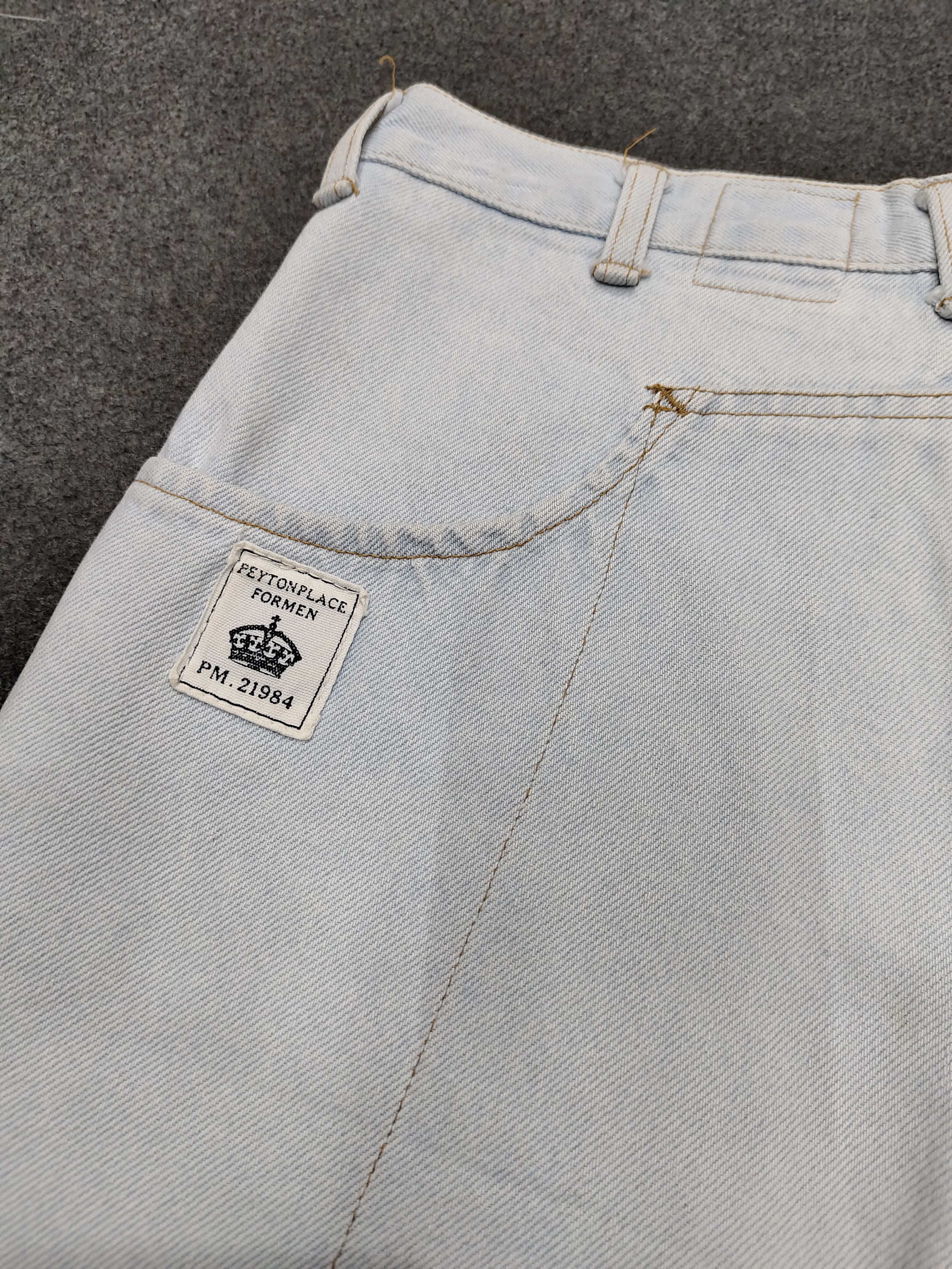 PPFM 🇯🇵 Vtg PPFM 🇯🇵 Double Layers Baggy Short Jeans Size US 28 / EU 44 - 4 Thumbnail