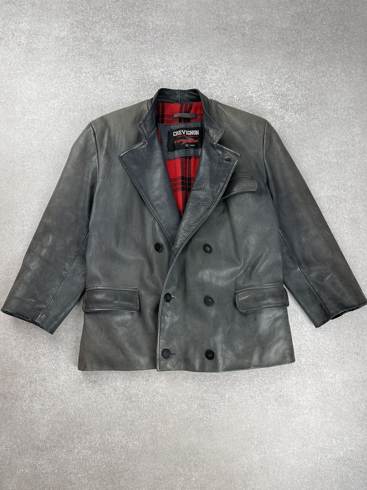 Chevignon × Vintage Vintage Chevignon Paris Leather Jacket Women’s Size M Size M / US 6-8 / IT 42-44 - 1 Thumbnail