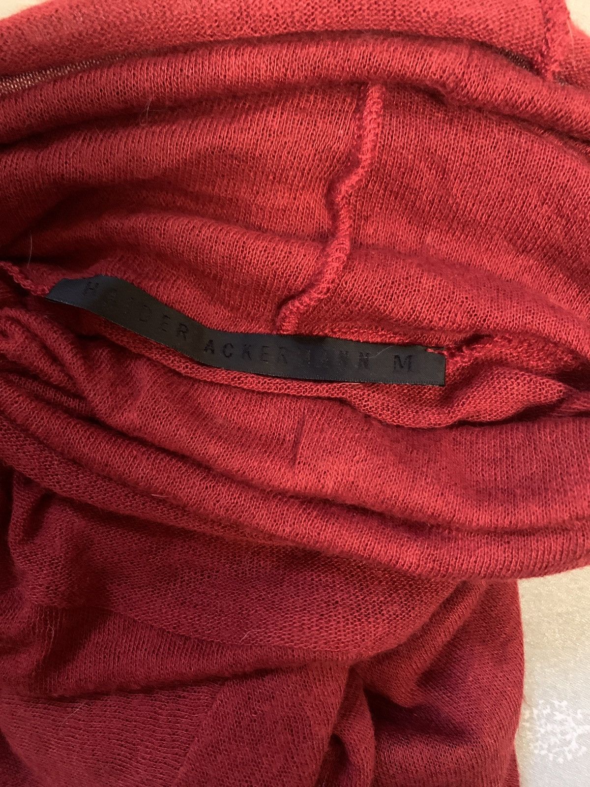 Haider Ackermann Red turtleneck Size US M / EU 48-50 / 2 - 6 Thumbnail