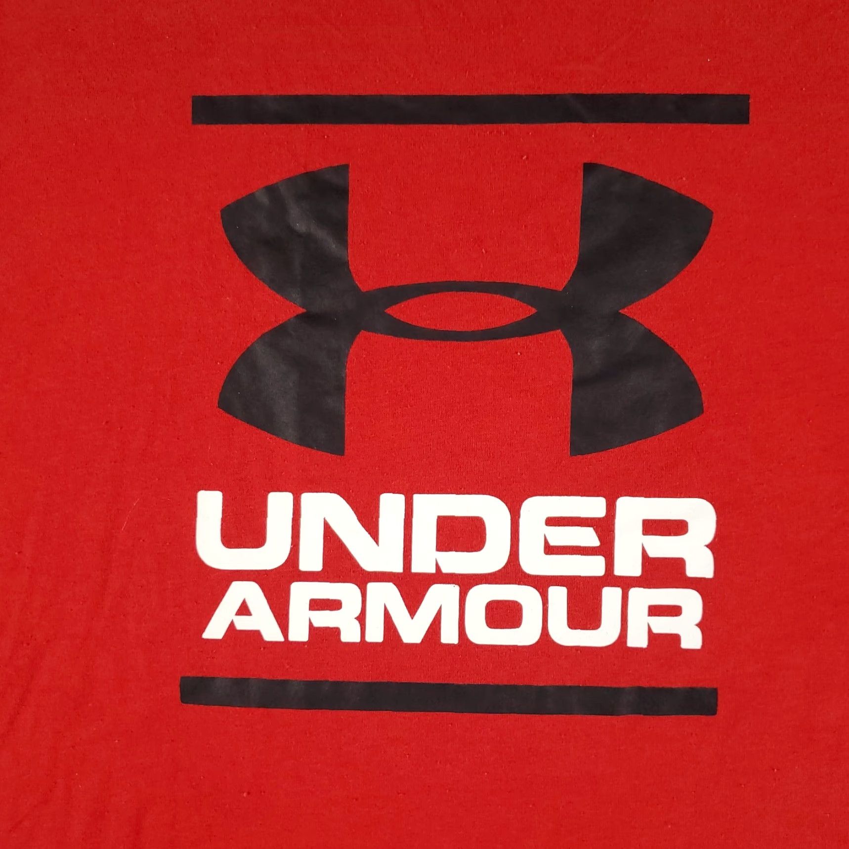 Under Armour Under Armour T-Shirt Mens XL Red Short Sleeve Crew Neck Cotton Blend Logo Modern Sports Adult Size US XL / EU 56 / 4 - 2 Thumbnail