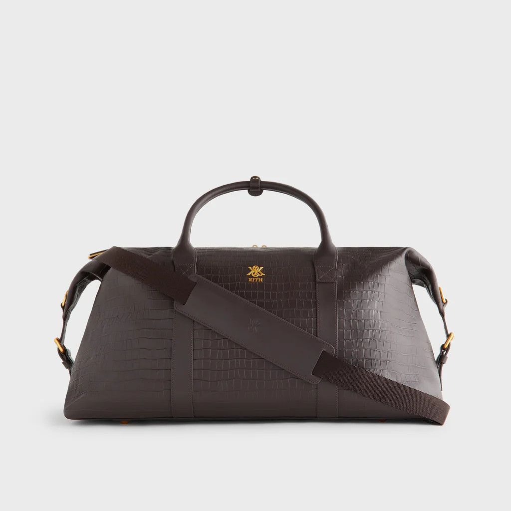 Kith Kith Croc Debossed Leather Duffle Bag Size ONE SIZE - 4 Thumbnail