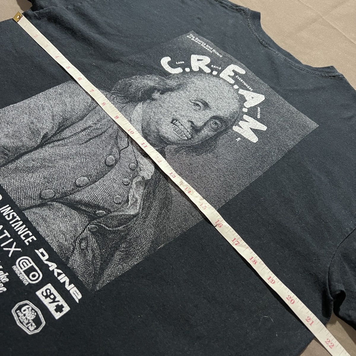 Vintage Y2K CREAM Snowboards Skate Graphic Streetwear Tee Size US L / EU 52-54 / 3 - 7 Thumbnail
