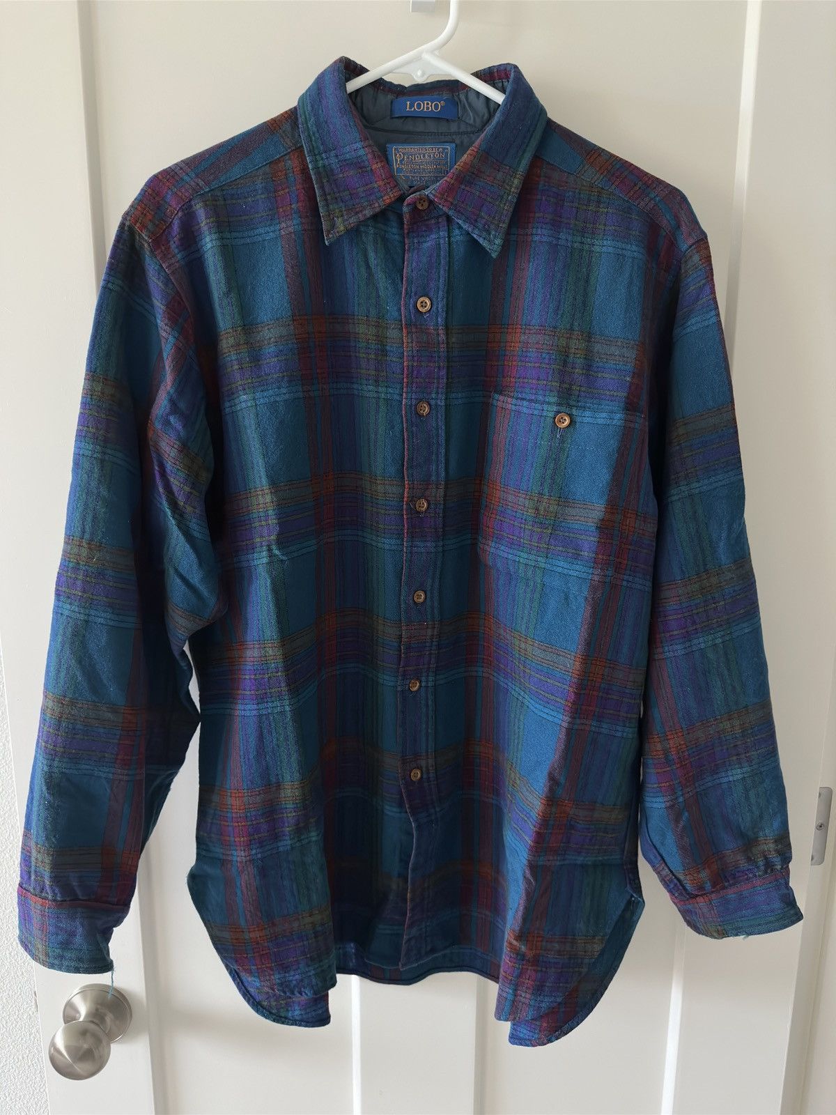 Pendleton Vintage Pendleton Lodge Shirt Button Up Made In USA Size US L / EU 52-54 / 3 - 1 Thumbnail