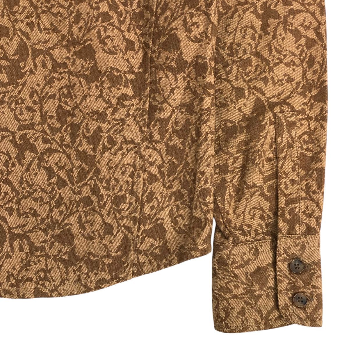Issey Miyake × Japanese Brand × Tete Homme 1990s Tete Homme Issey Miyake Double Pocket Florals Shirt Size US M / EU 48-50 / 2 - 12 Thumbnail