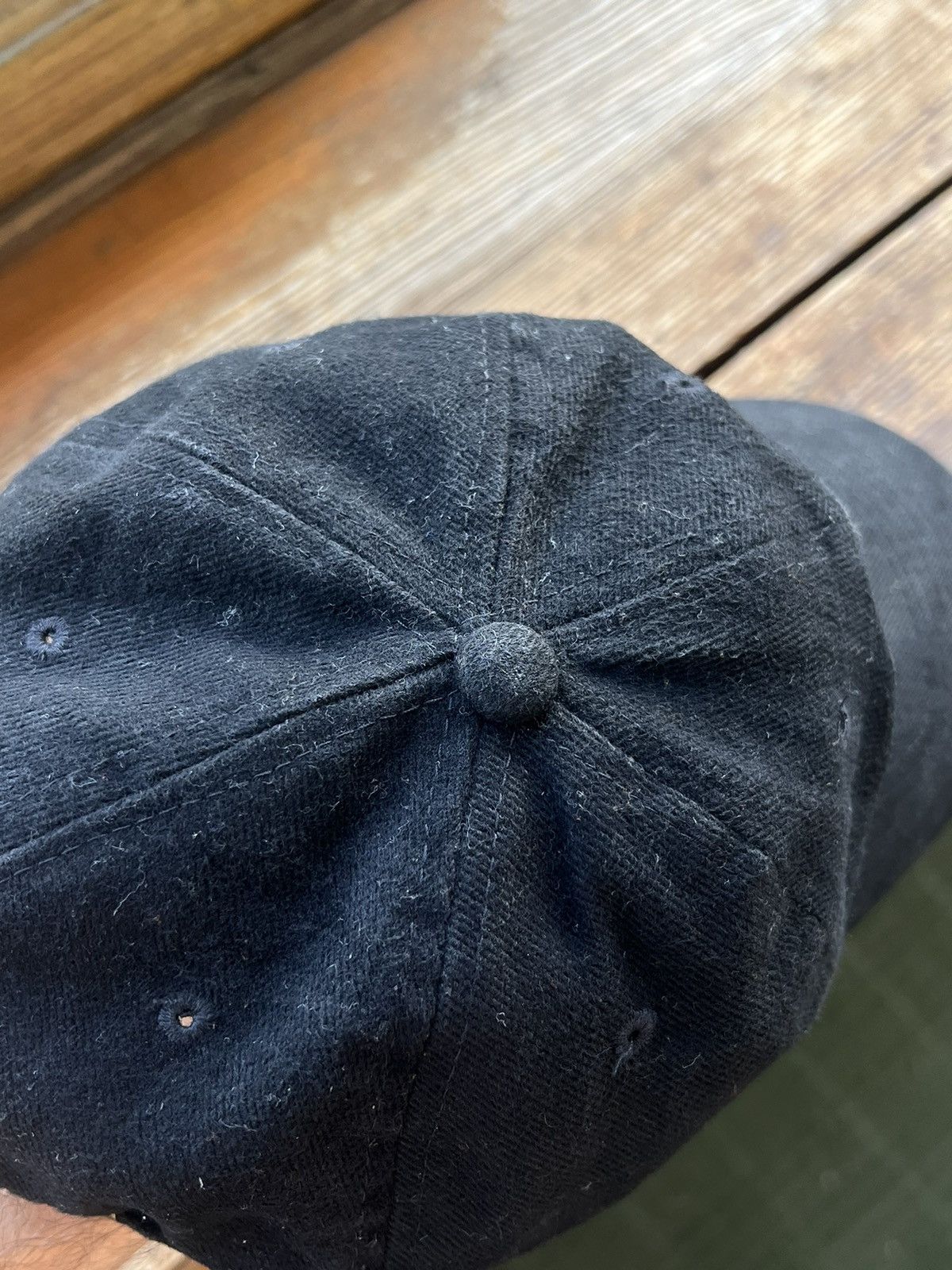Vintage Vintage 90s Hat Kuchen Teufel Hunden Graphic Cap Black Size ONE SIZE - 15 Thumbnail