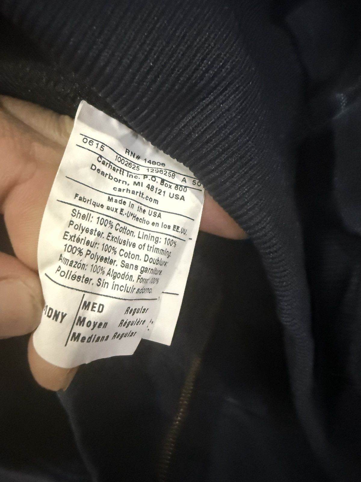 Carhartt Rhinegeist Brewery Carhartt Work Jacket Medium Navy Blue Size US M / EU 48-50 / 2 - 11 Thumbnail