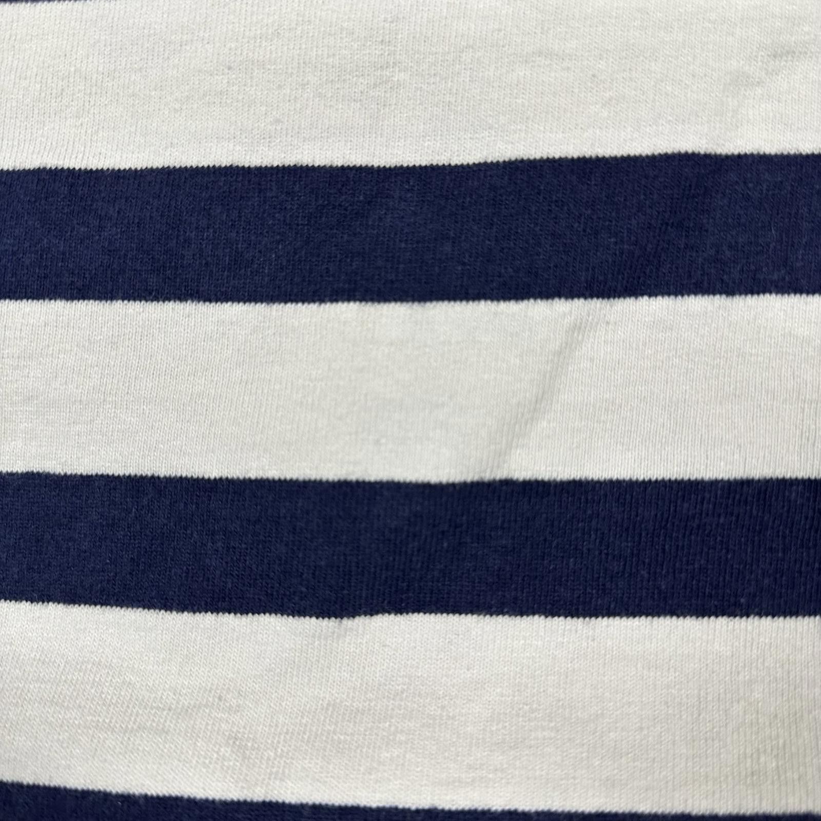 L.L. Bean L.L.Bean Mens Polo XL Reg Navy White Striped Traditional Fit Size US XL / EU 56 / 4 - 4 Thumbnail