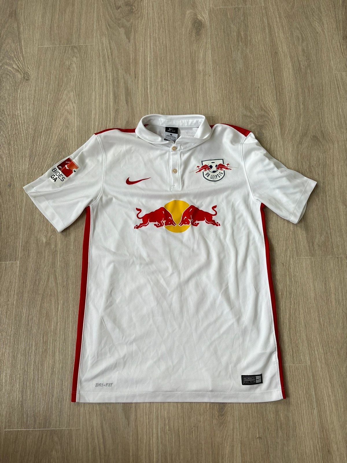 Pre-owned Nike X Soccer Jersey Vintage Nike Leipzig Soccer Jersey In White