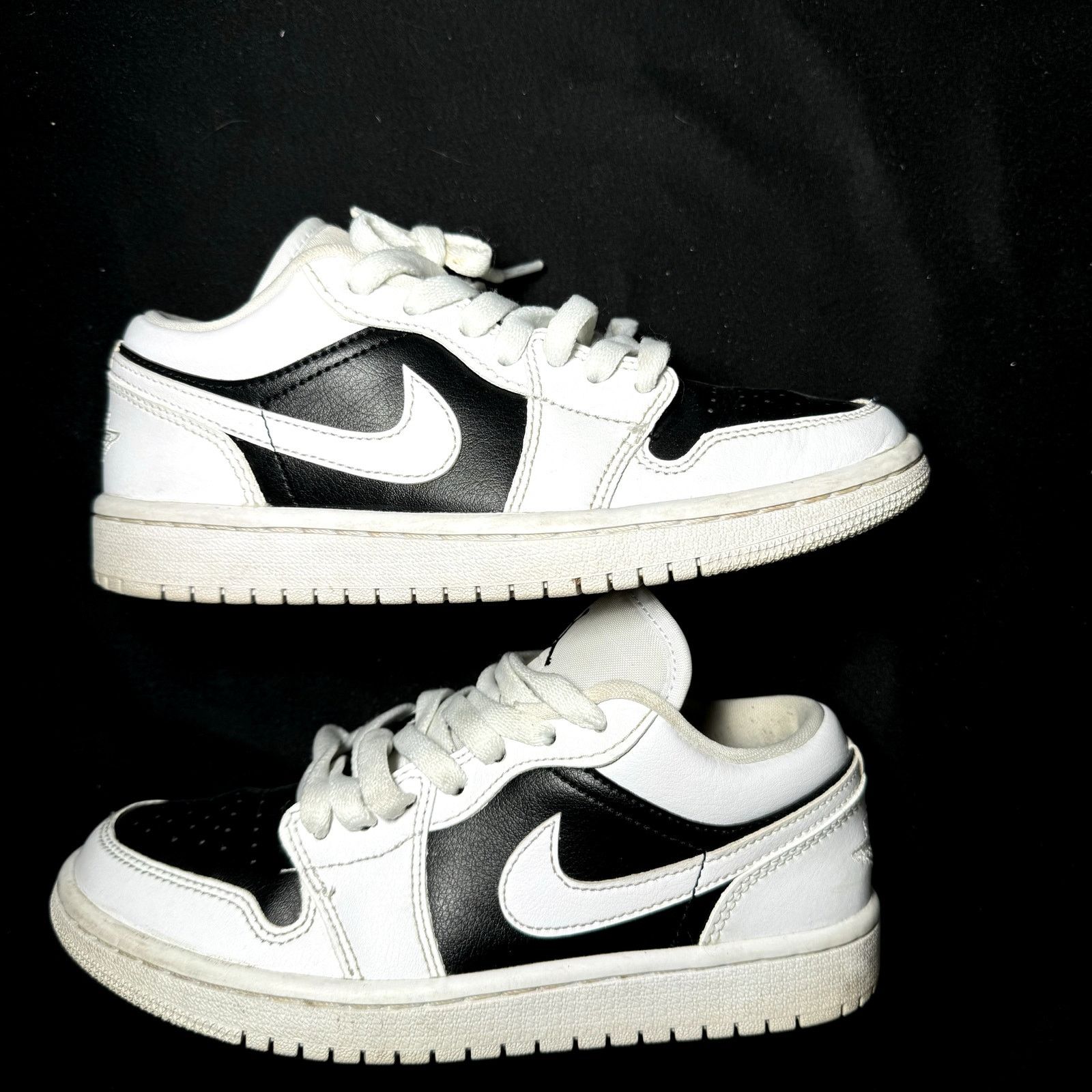 Jordan Brand × Nike Wmns Nike Air Jordan 1 Low Panda Women's Shoes - Size 5.5 Size US 5.5 / IT 35.5 - 2 Thumbnail